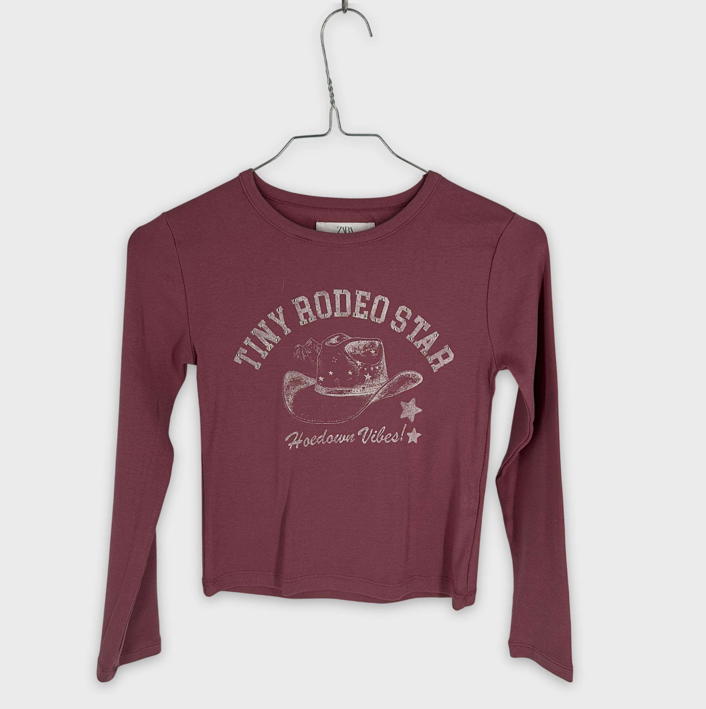 0-T-shirt manches longues Zara Kids 8-9 Ans
