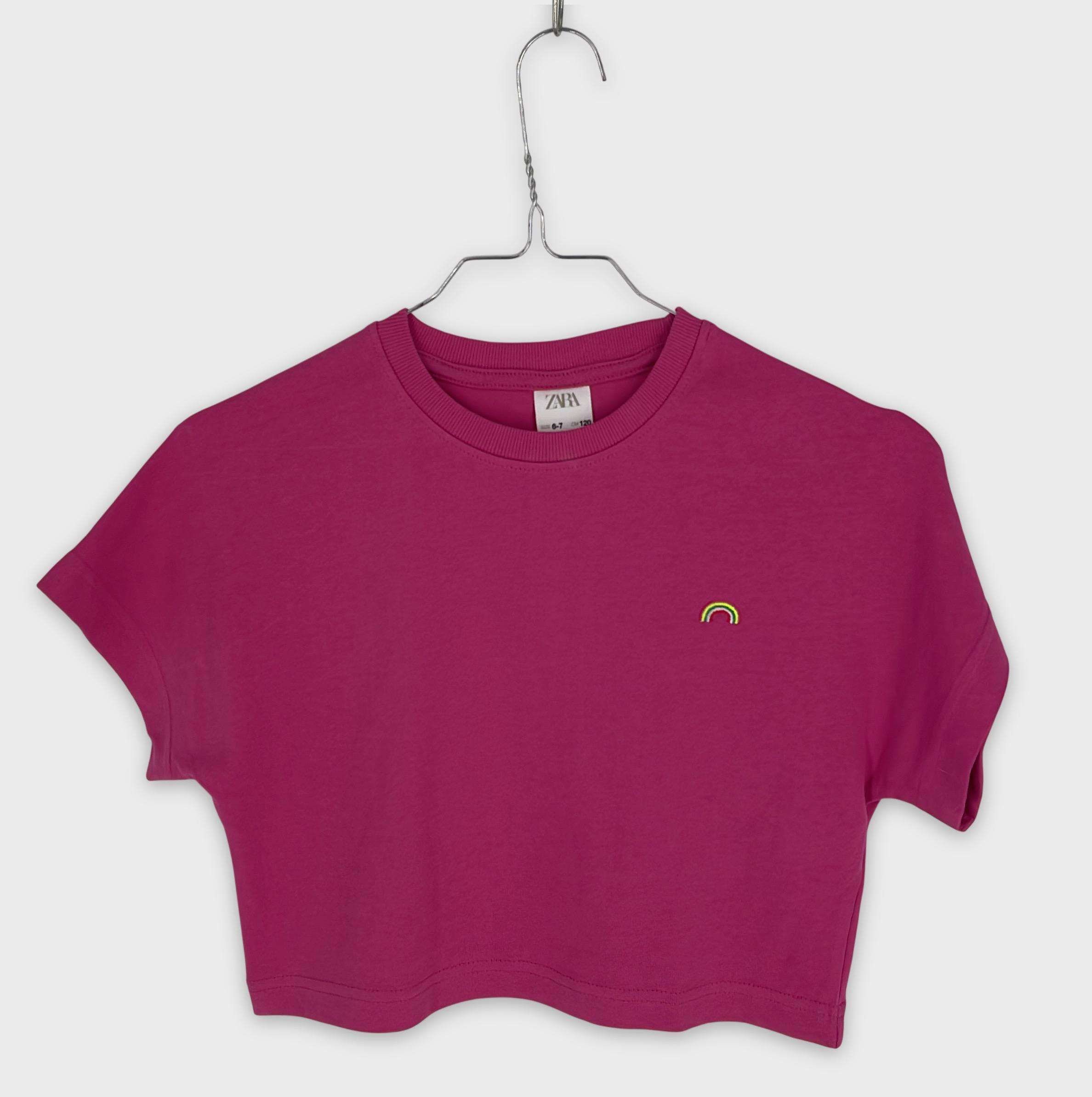 0-T-shirt manches courtes Zara Kids 6-7 Ans