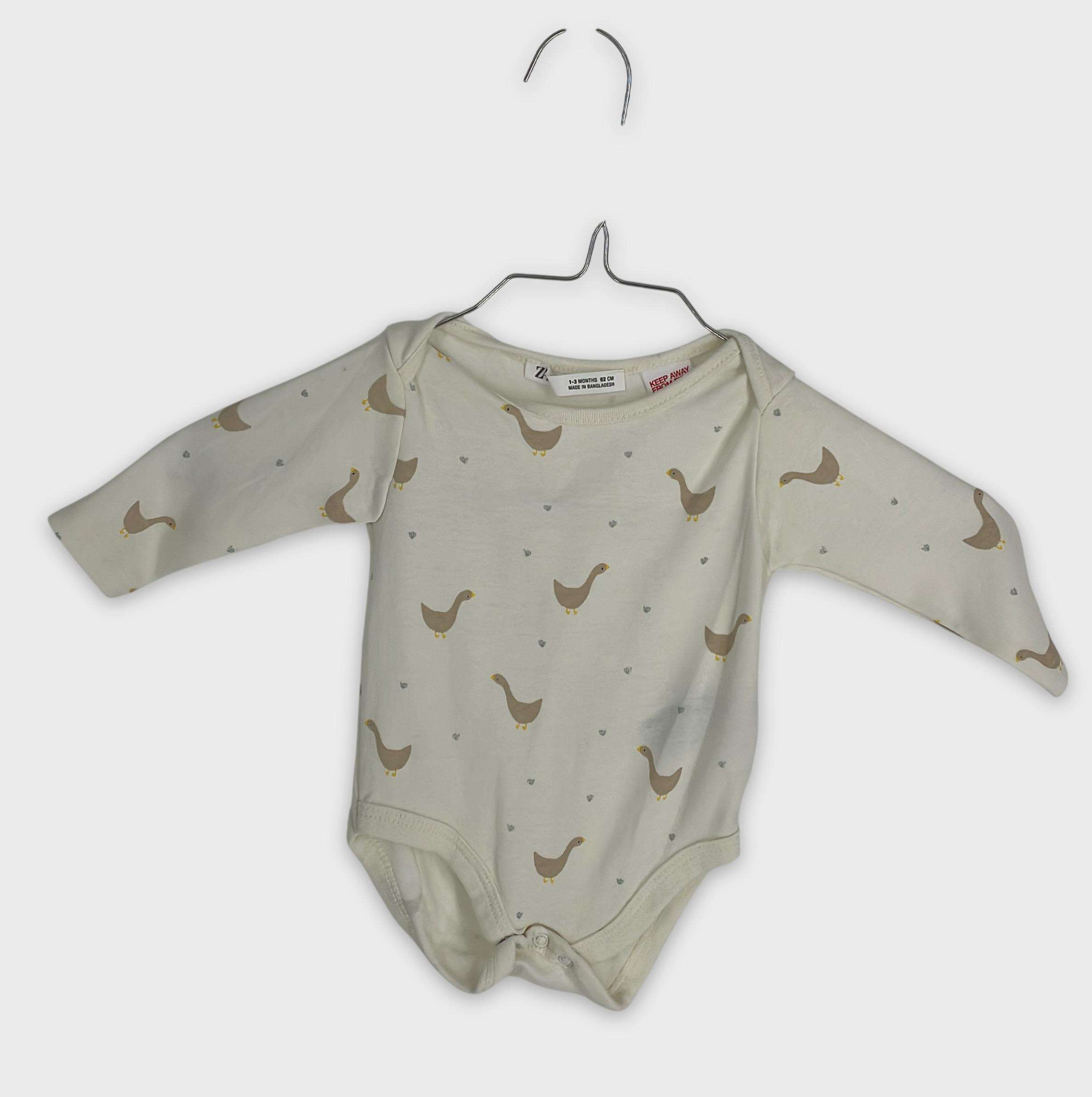 0-Body Zara Baby 1-3 Mois