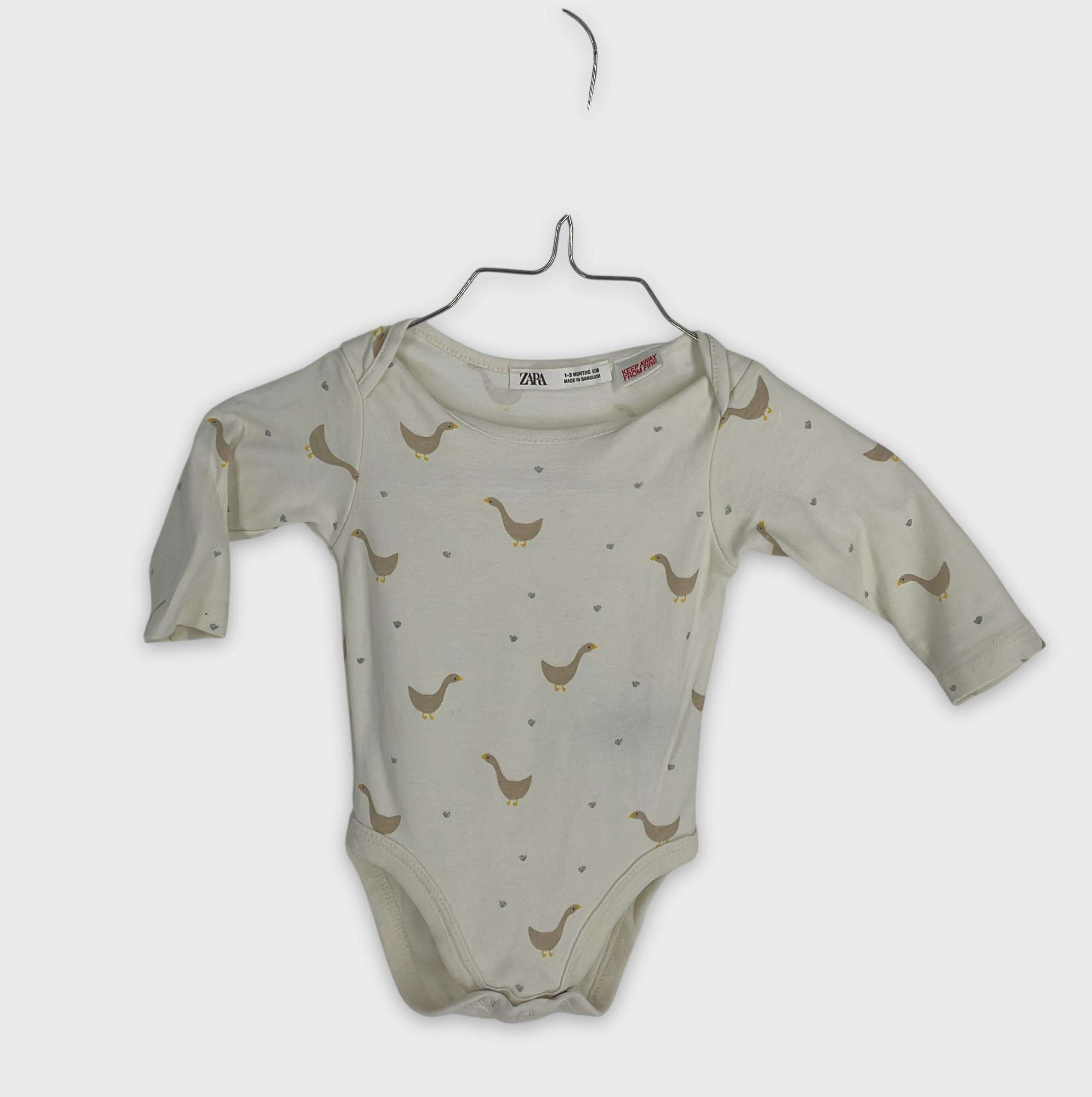 0-Body Zara Baby 1-3 Mois