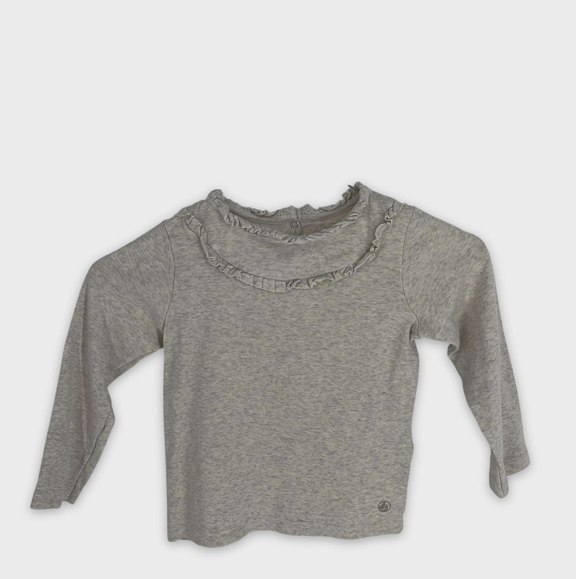 0-T-shirt manches longues Petit Bateau 4 ans