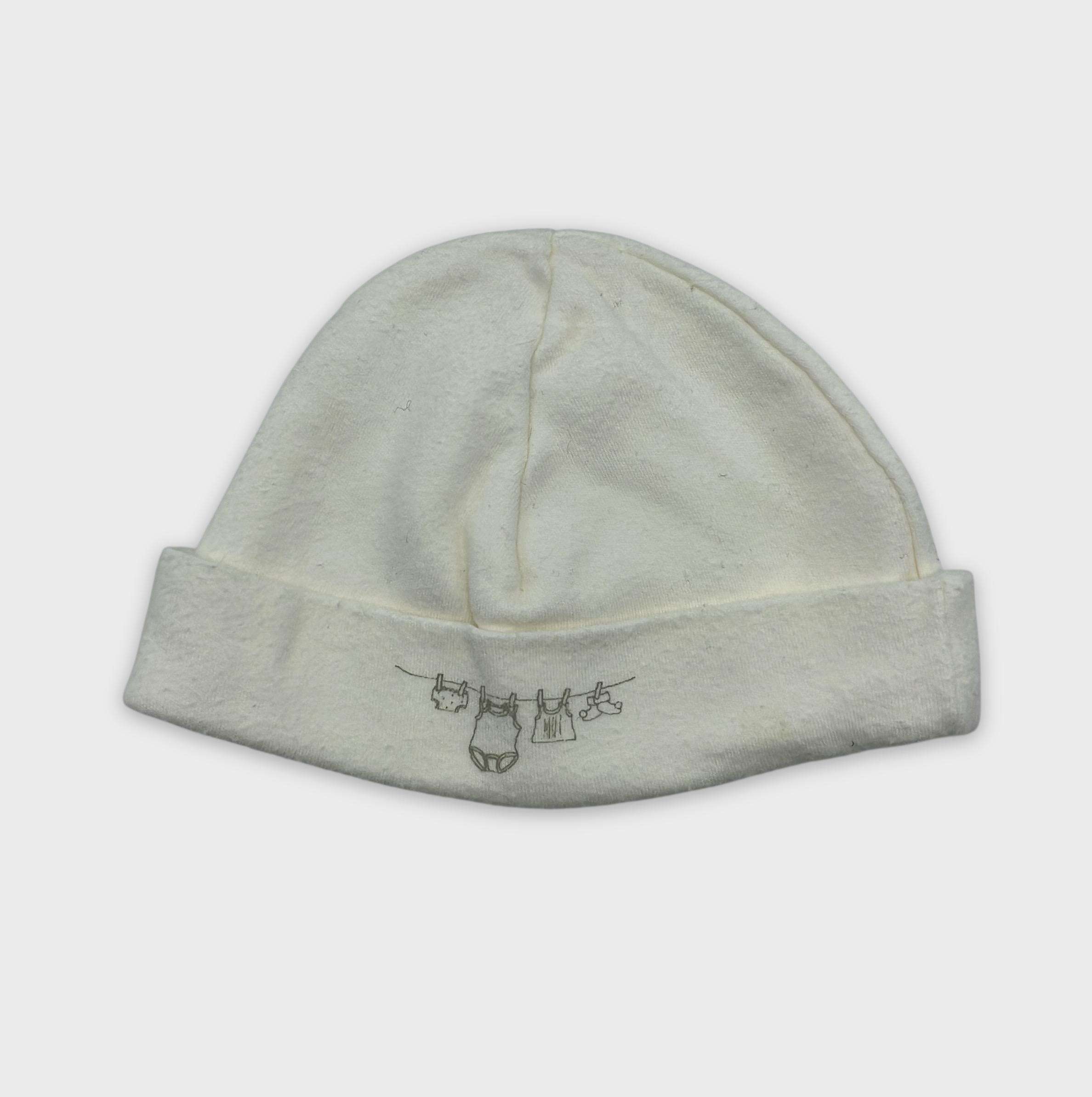 0-Bonnet/Cagoule Hema 0-1 Mois