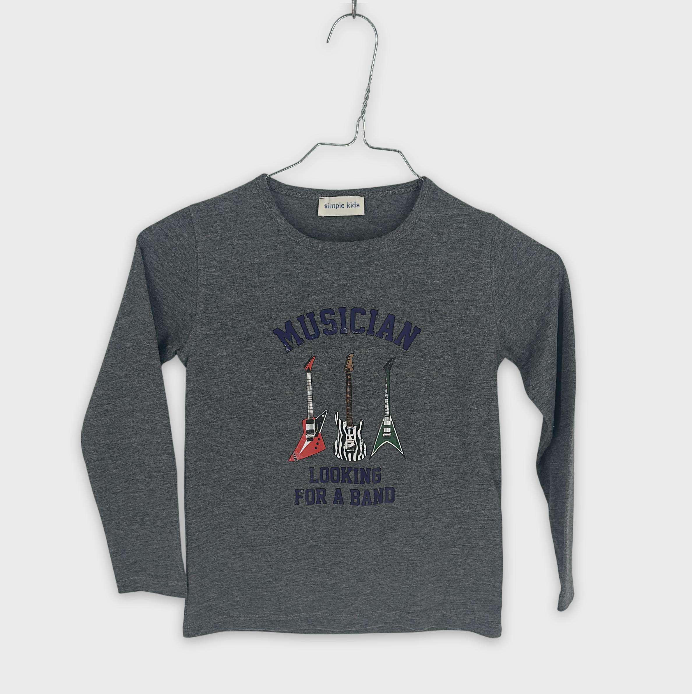0-T-shirt manches longues Simple Kids 6 ans
