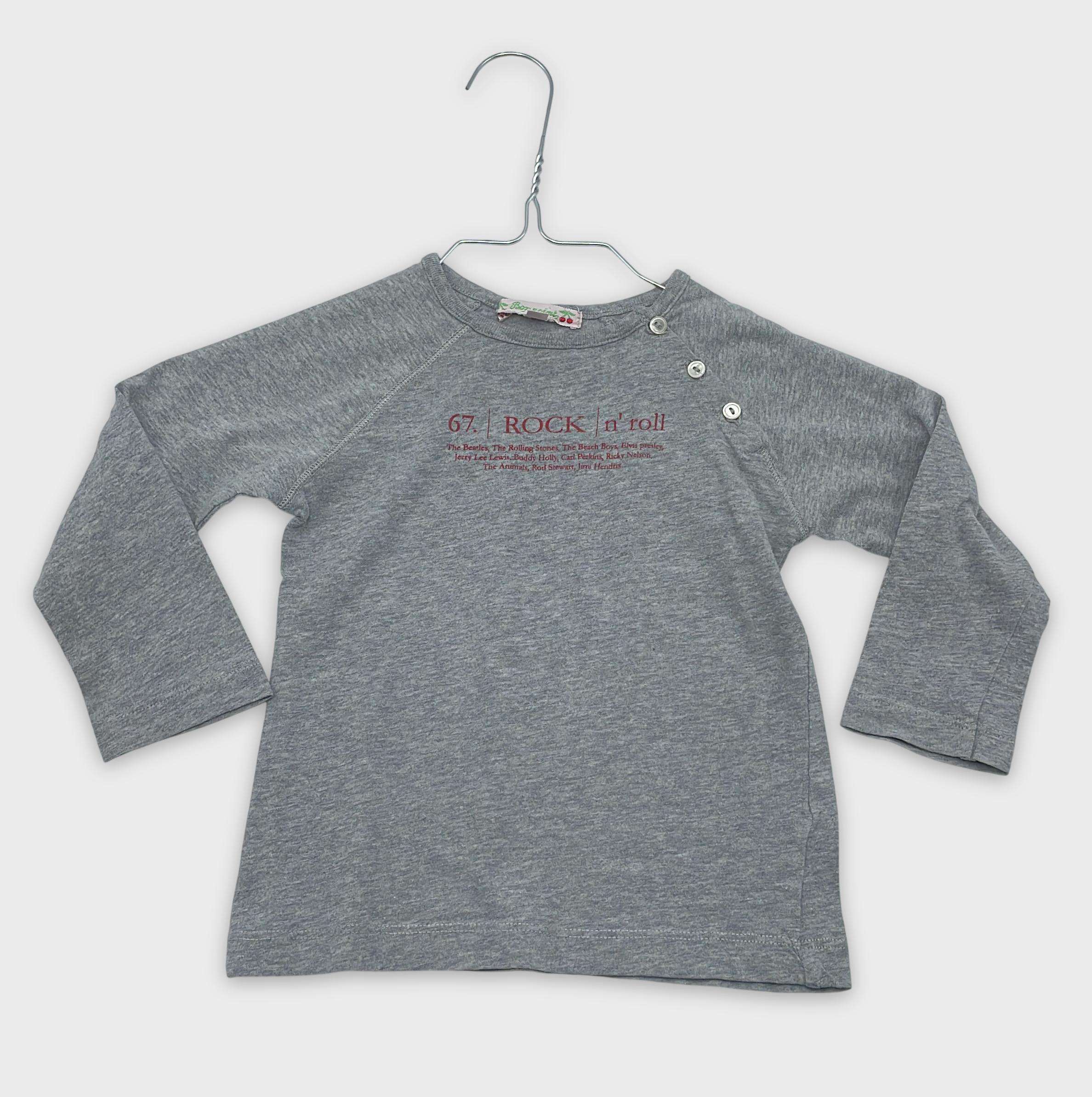 0-T-shirt manches longues Bonpoint 18 mois
