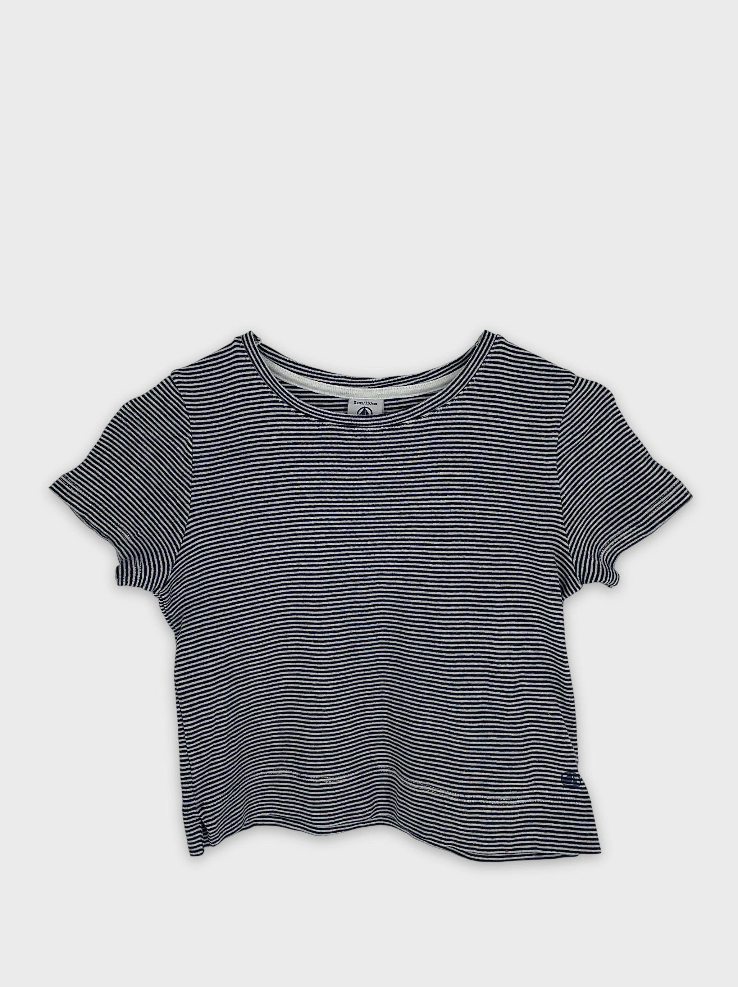 0-T-shirt manches courtes Petit Bateau 5 ans