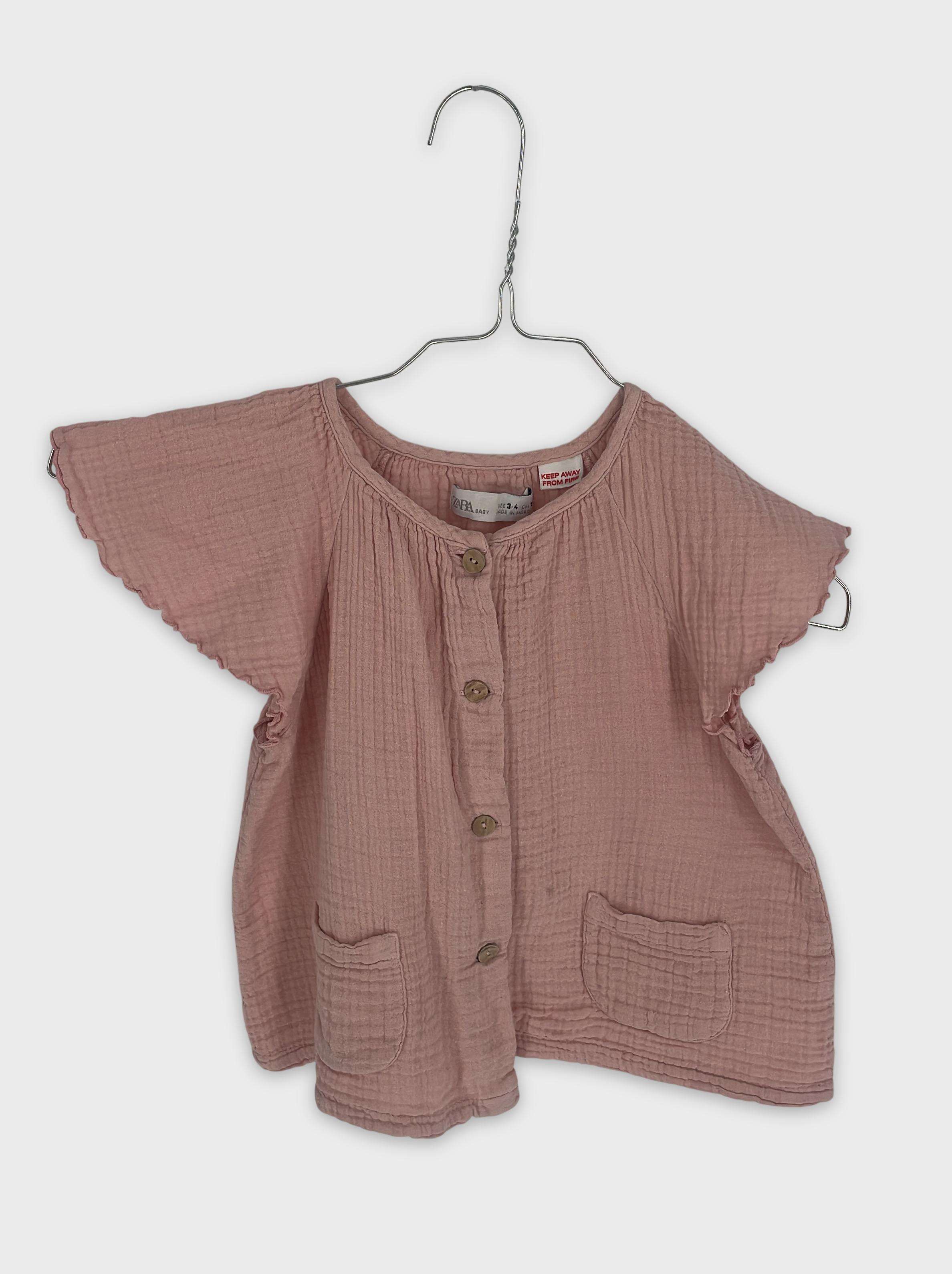0-Chemise/blouse Zara Kids 3-4 Ans
