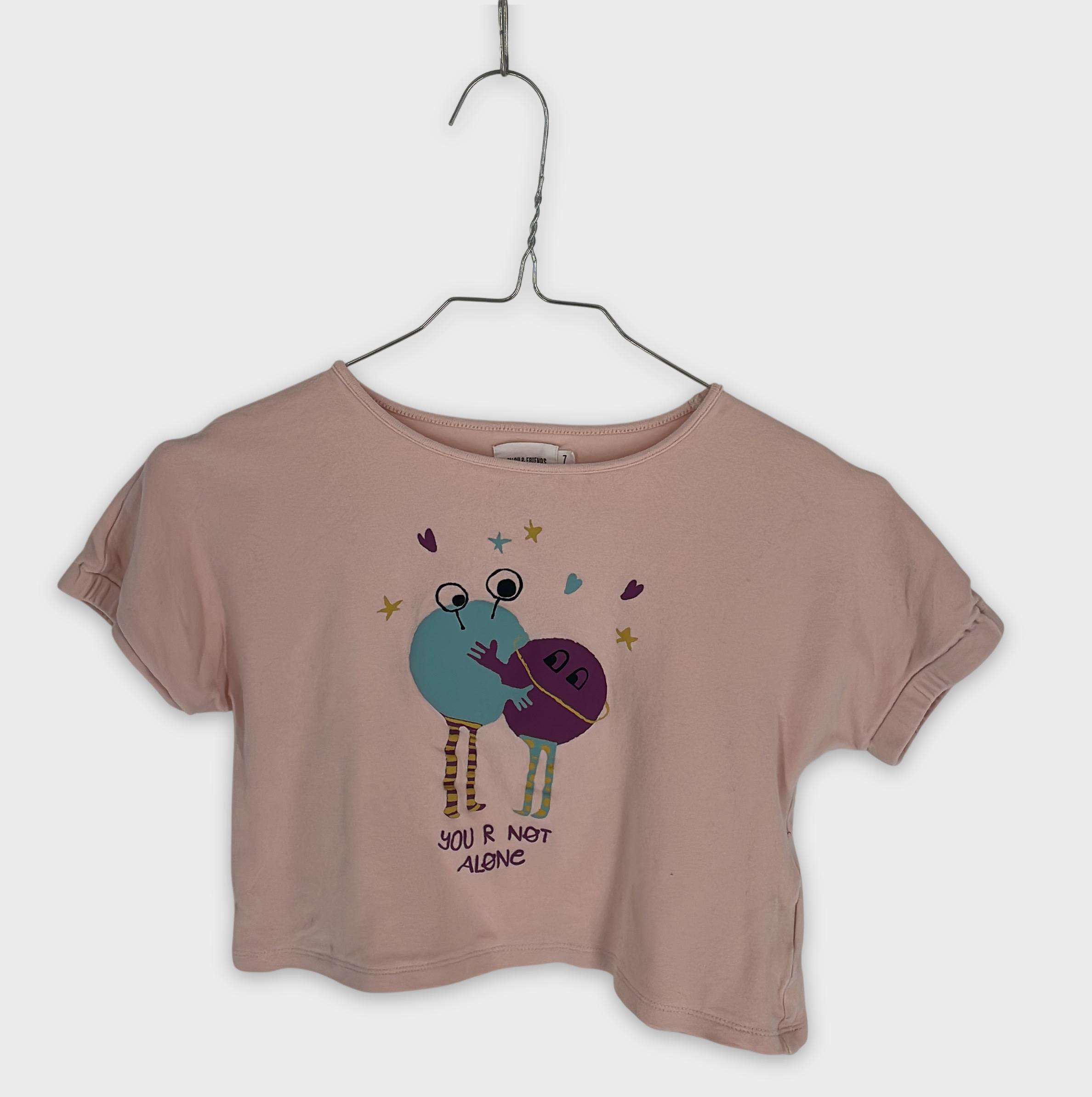 0-T-shirt manches courtes Filou & friends 7 ans