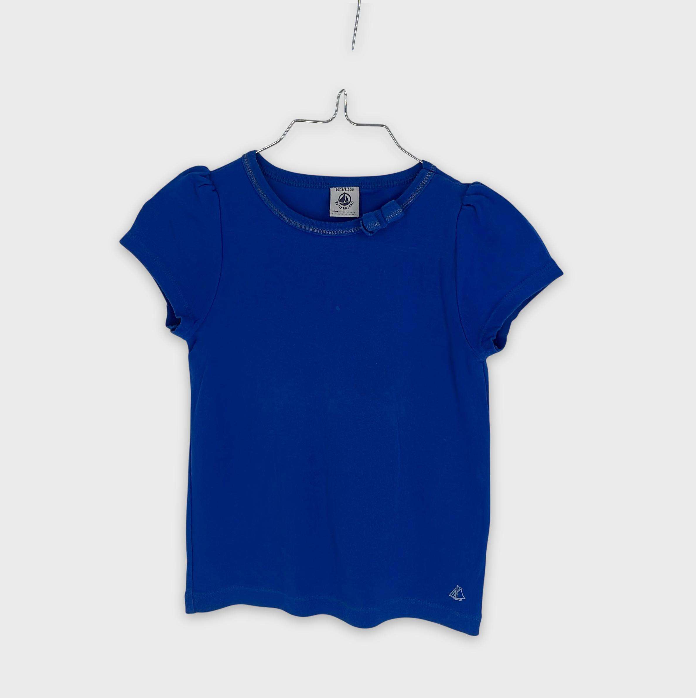 0-T-shirt manches courtes Petit Bateau 6 ans