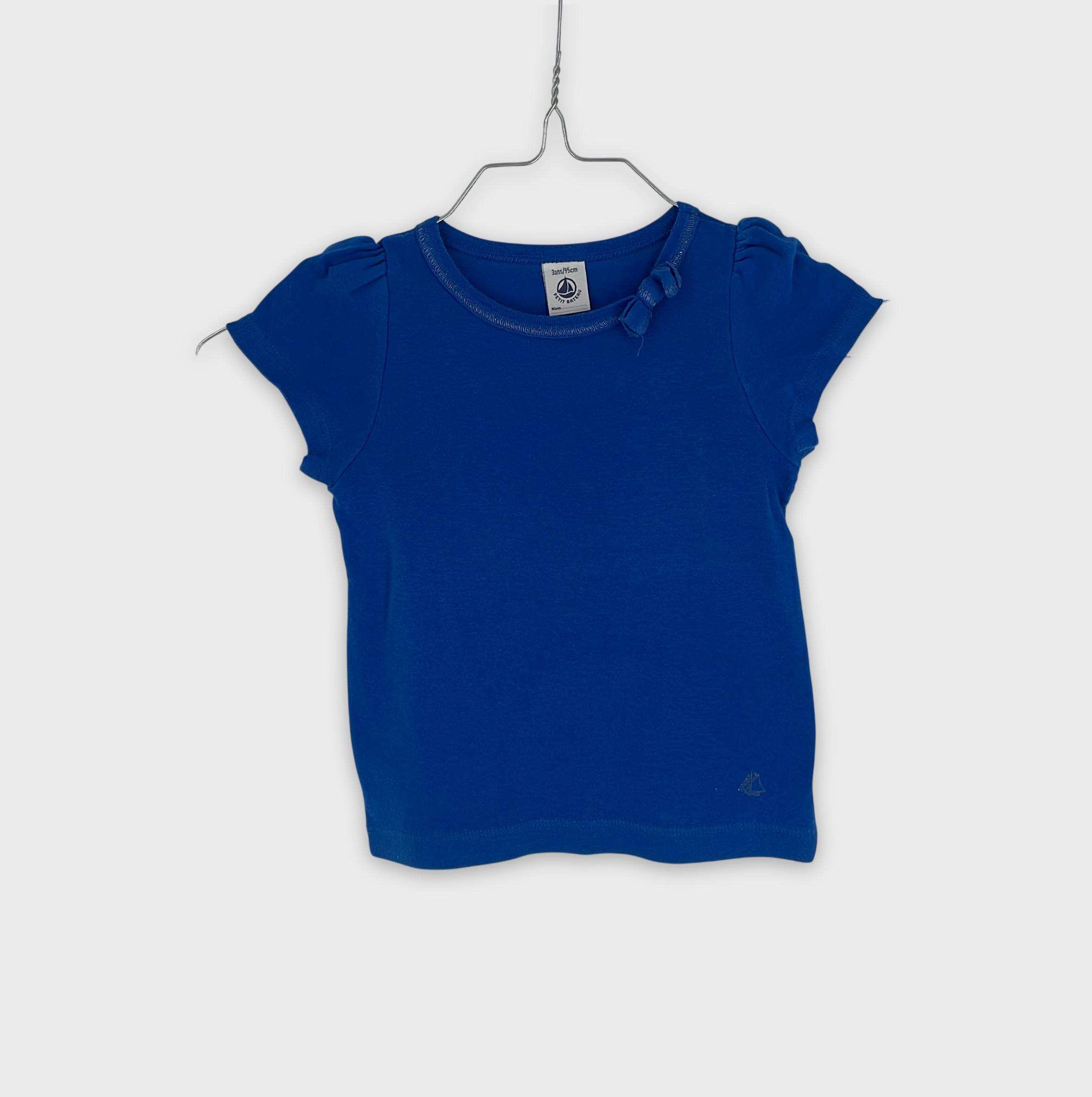 0-T-shirt manches courtes Petit Bateau 3 ans