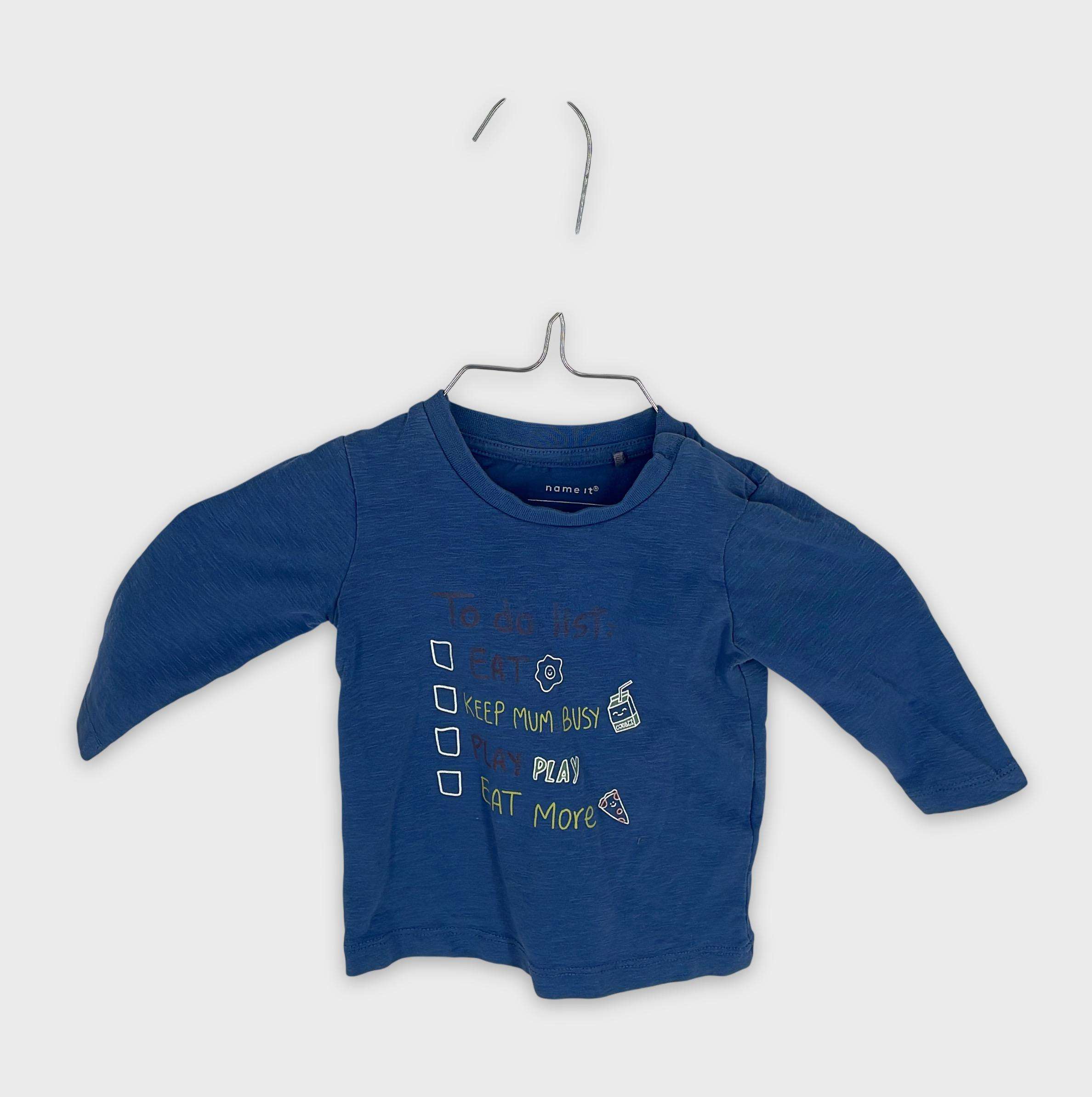 0-T-shirt manches longues Name It 3 mois