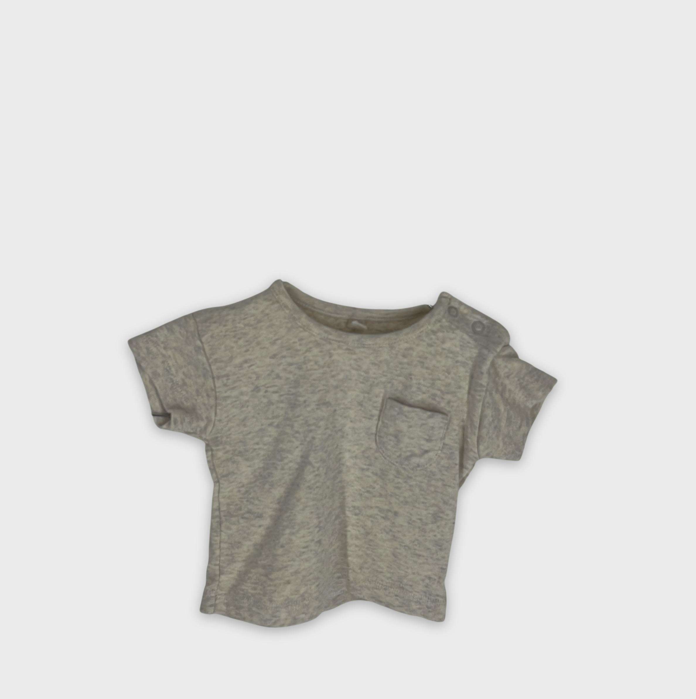 0-T-shirt manches courtes Petit Bateau 1 mois