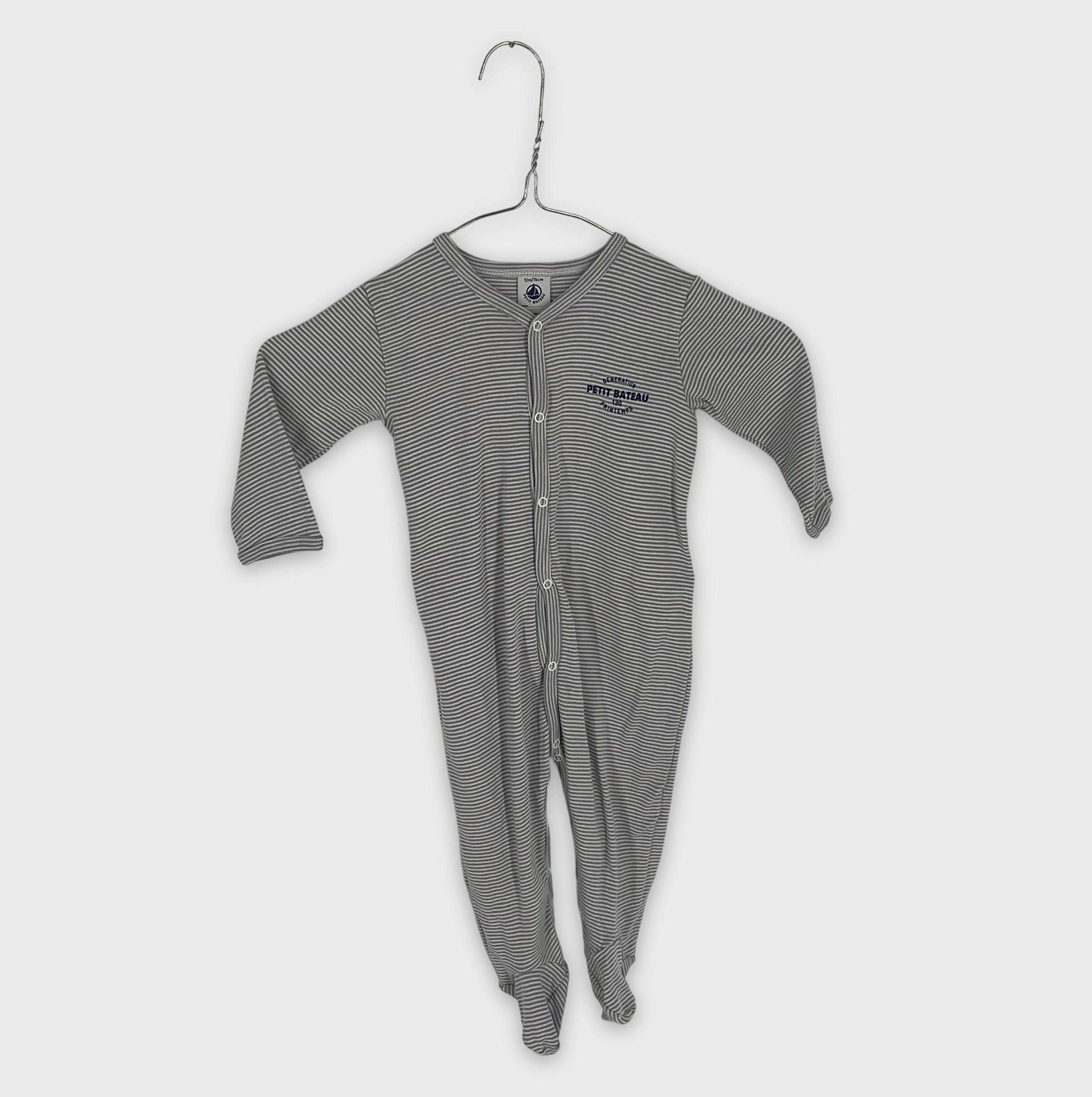0-Pyjama long Petit Bateau 12 mois