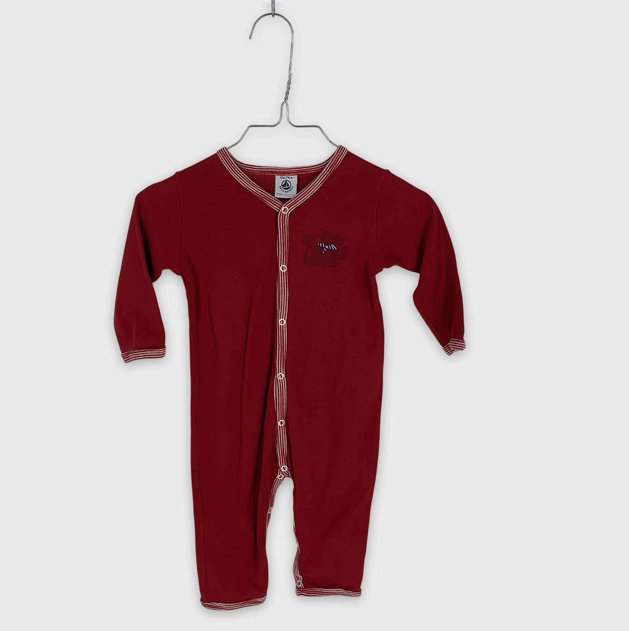 0-Pyjama long Petit Bateau 12 mois