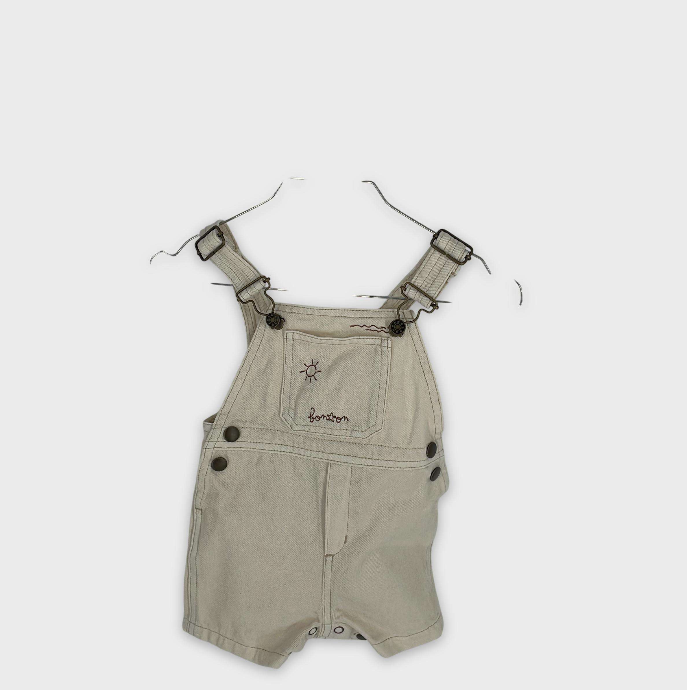 0-Salopette (courte) Bonton 12 mois