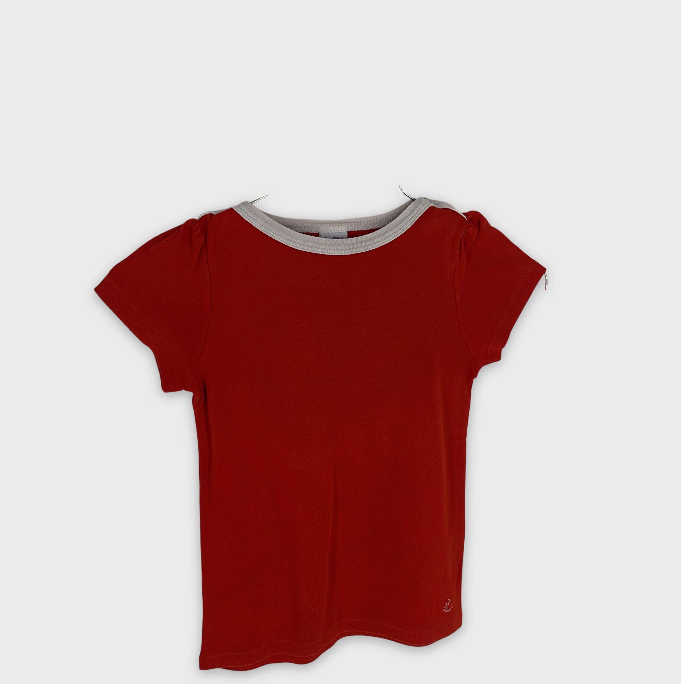 0-T-shirt manches courtes Petit Bateau 8 ans