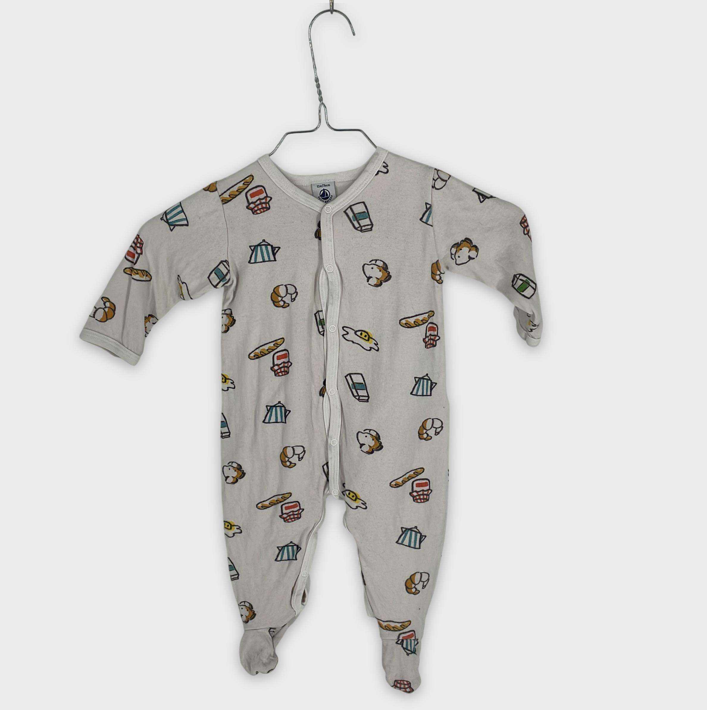 0-Pyjama long Petit Bateau 12 mois
