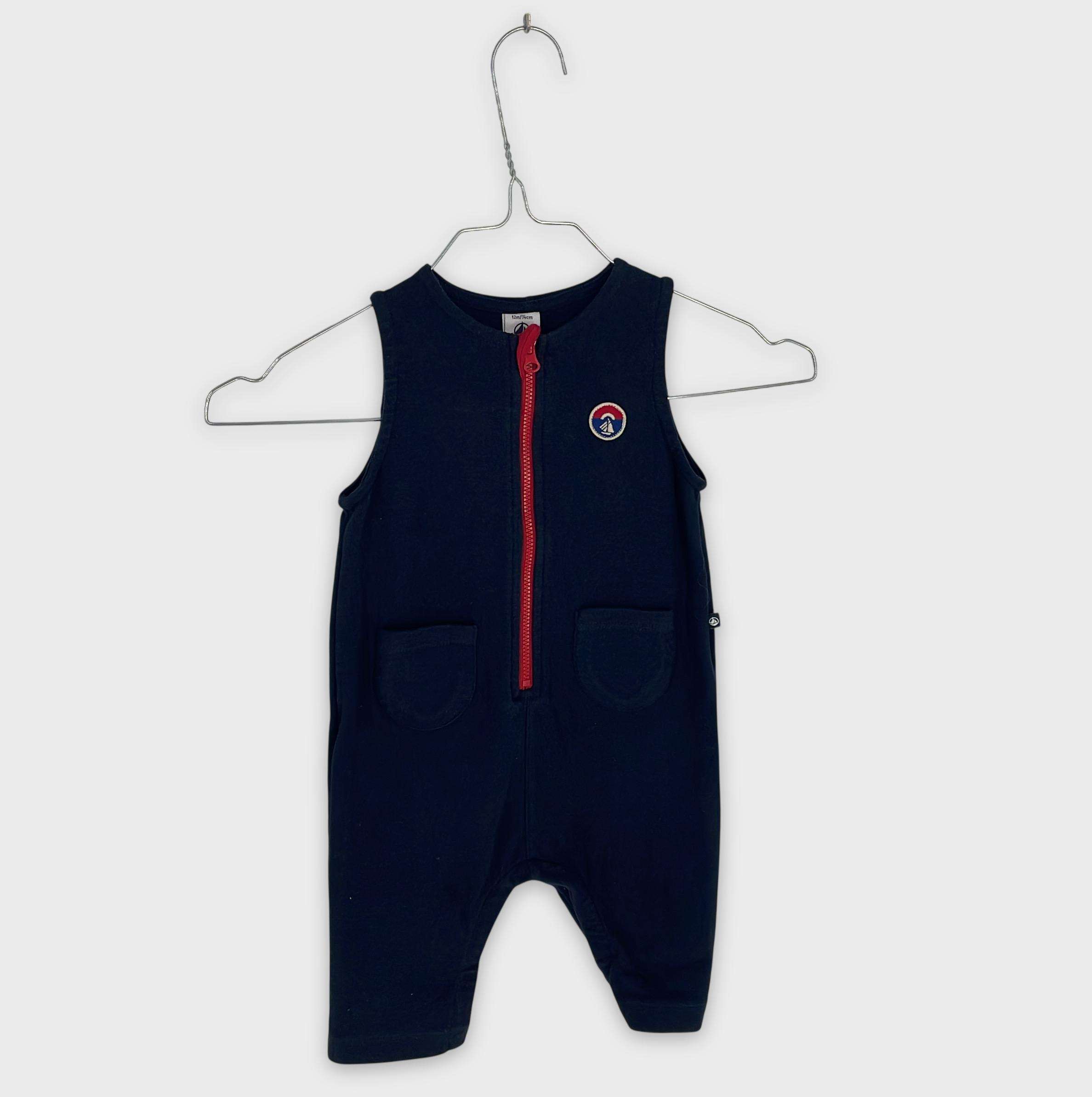 0-Barboteuse Petit Bateau 12 mois