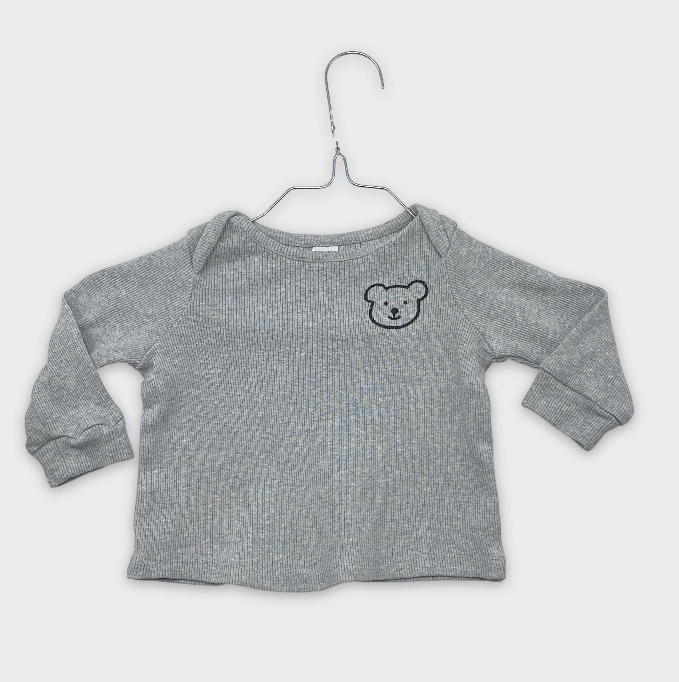 0-T-shirt manches longues Marque Inconnue 6 mois