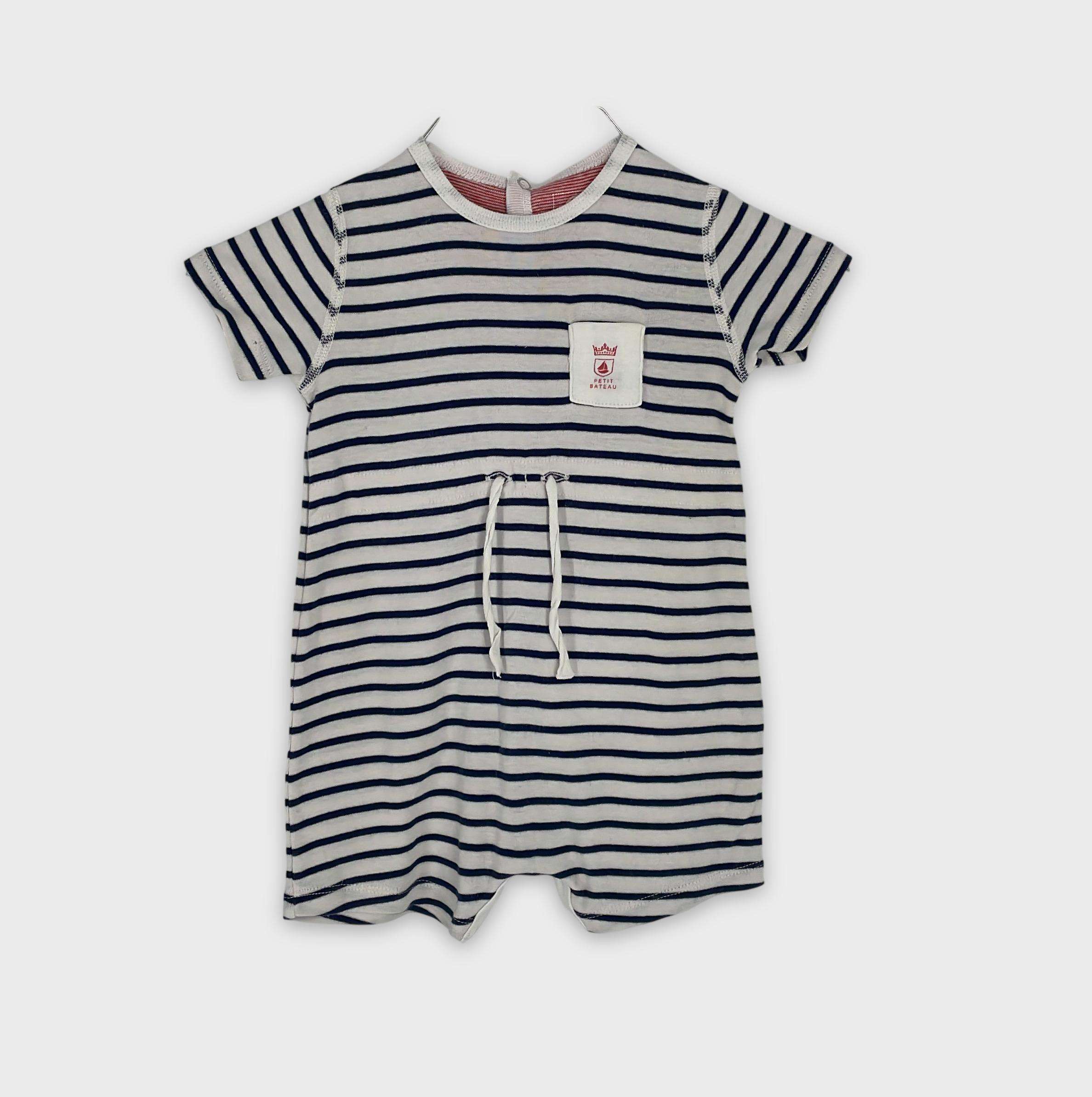 0-Barboteuse Petit Bateau 18 mois
