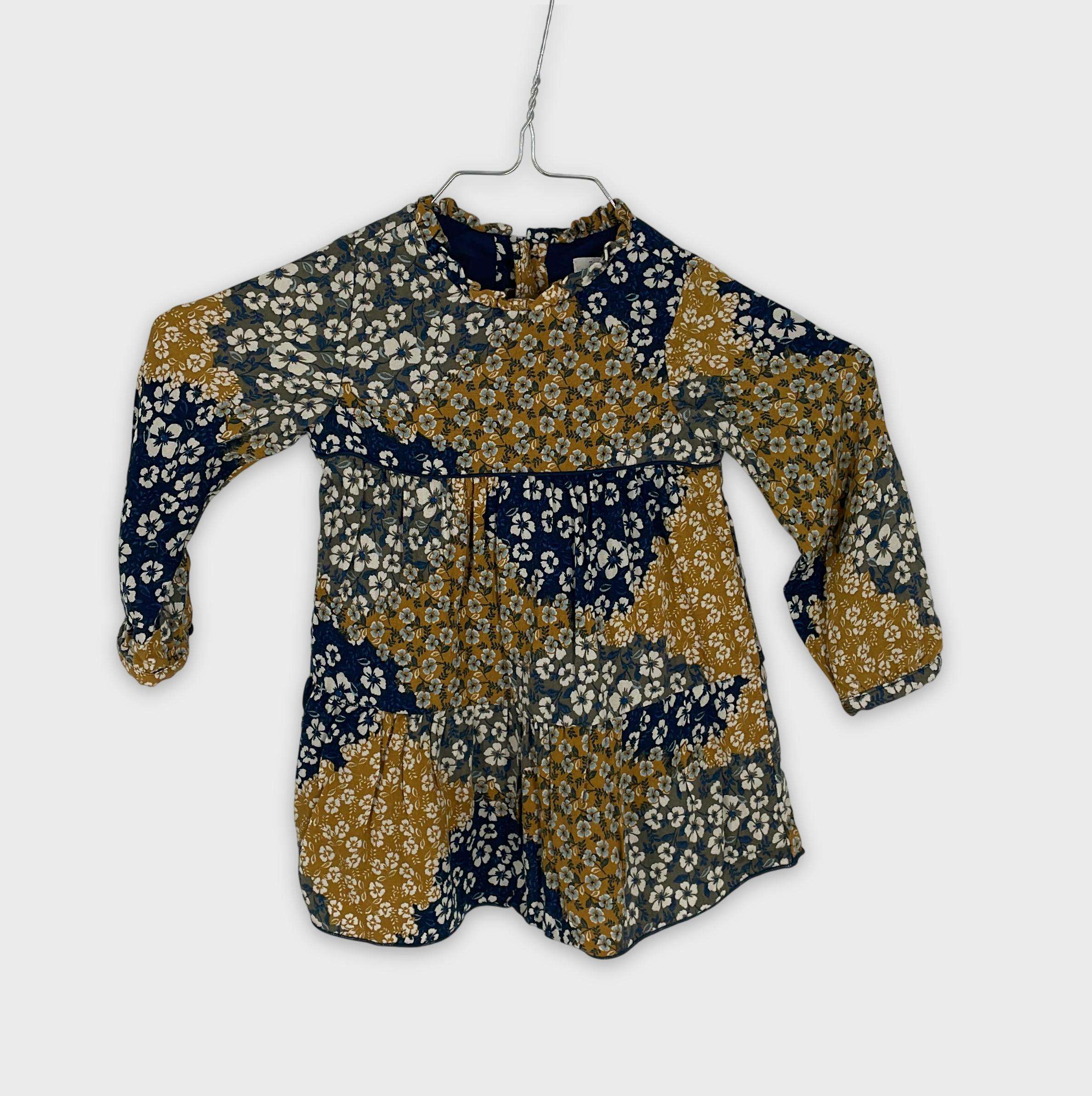 0-Robe Zara Baby 9-12 Mois