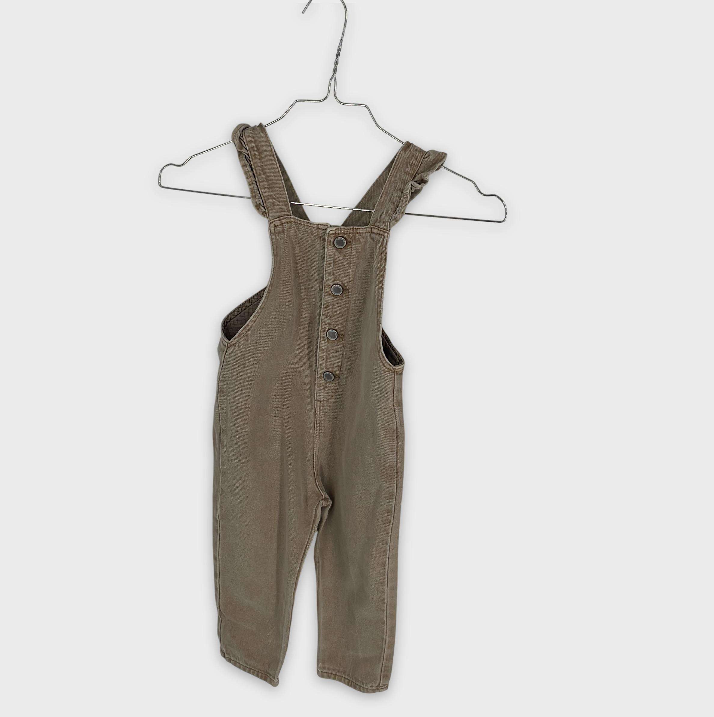 0-Salopette (courte) Zara Baby 18-24 Mois