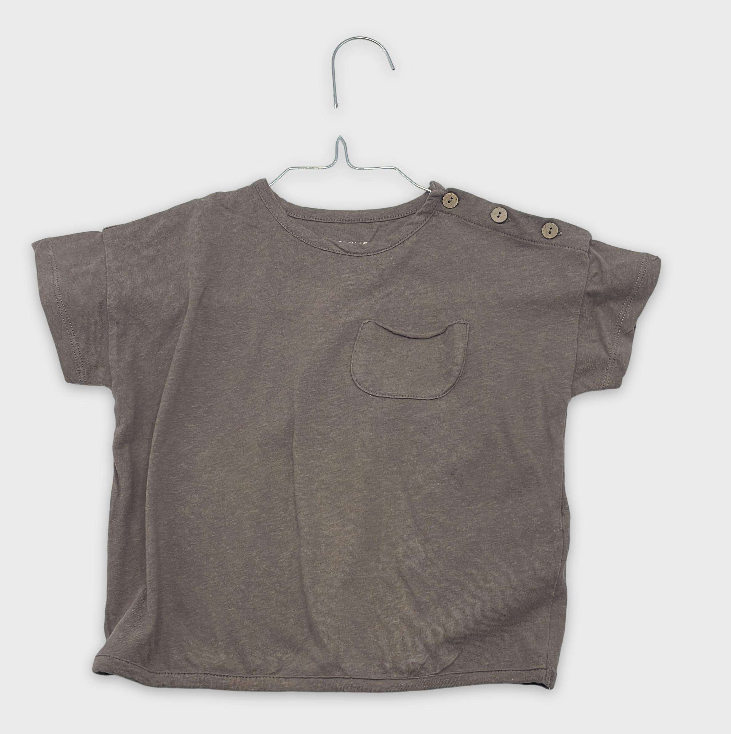 0-T-shirt manches courtes Play Up 12 mois