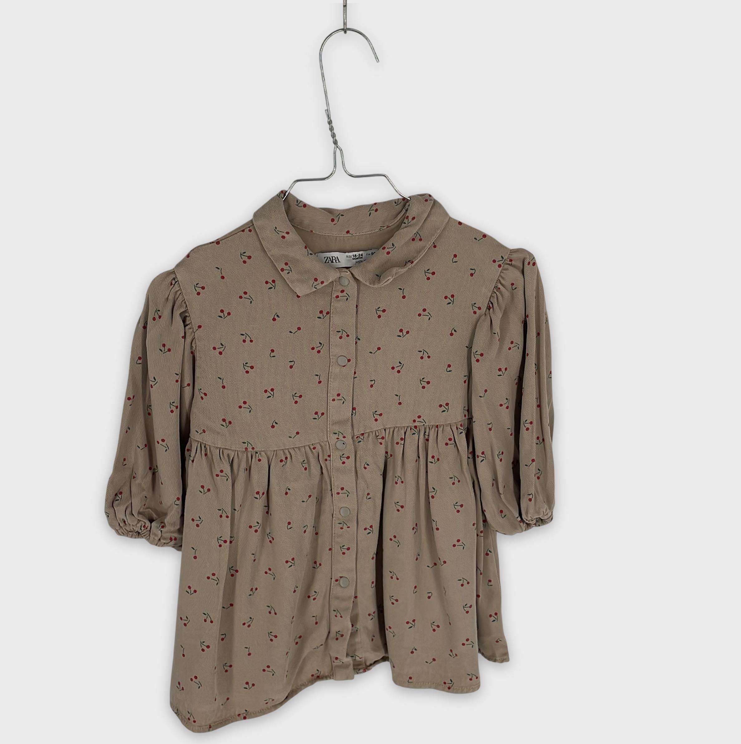 0-Chemise/blouse Zara Baby 18-24 Mois
