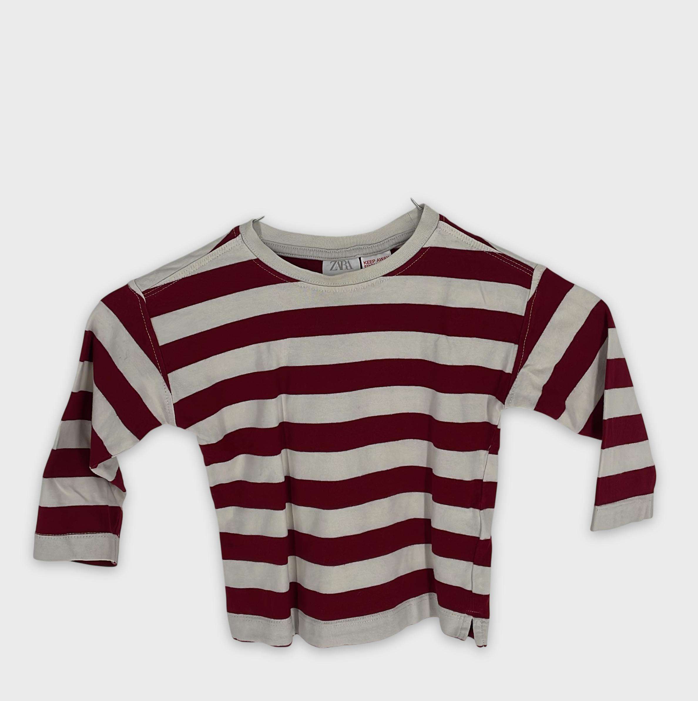 0-T-shirt manches longues Zara Baby 18 mois