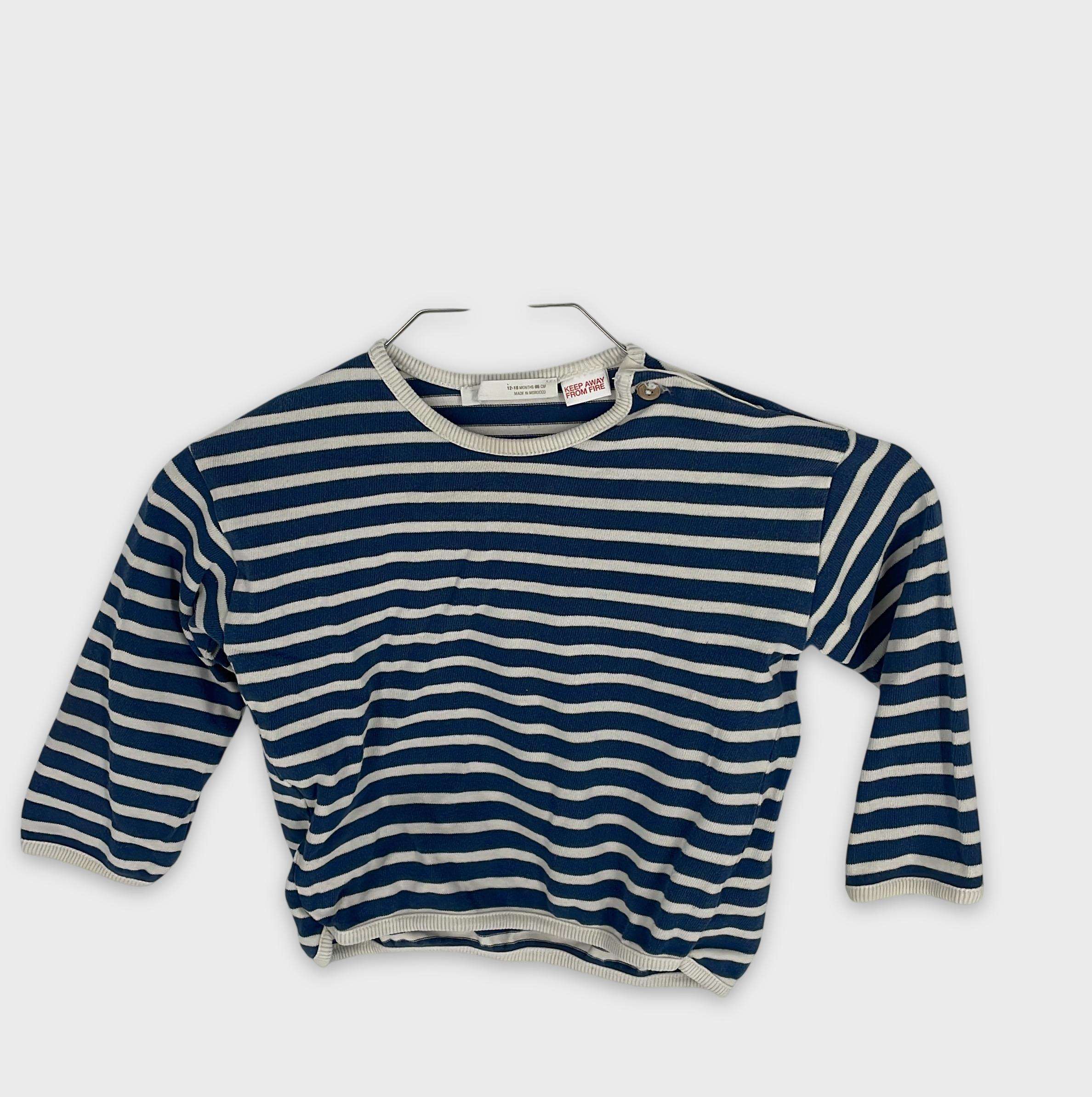 0-T-shirt manches longues Zara Baby 12-18 Mois
