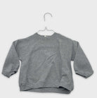 0-Sweat Gray Label 9-12 Mois