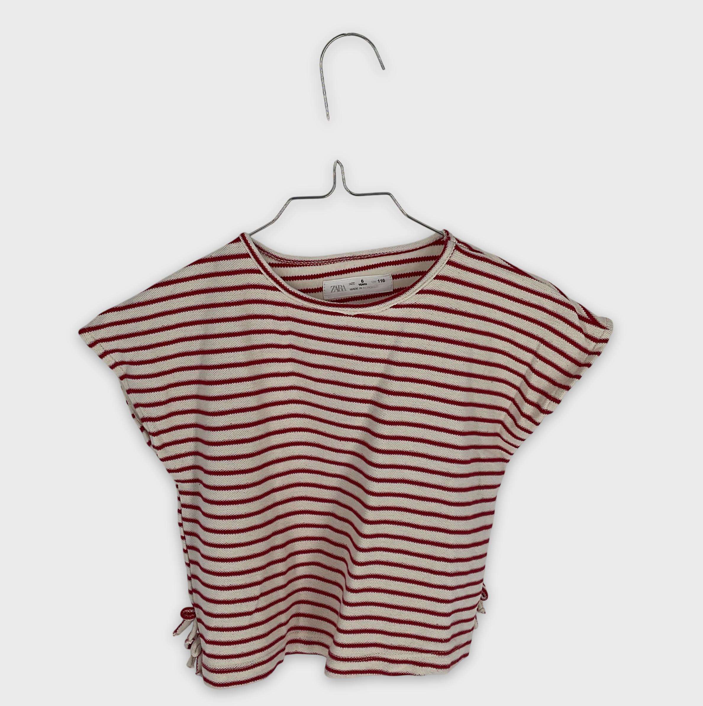0-T-shirt manches courtes Zara Kids 6 ans