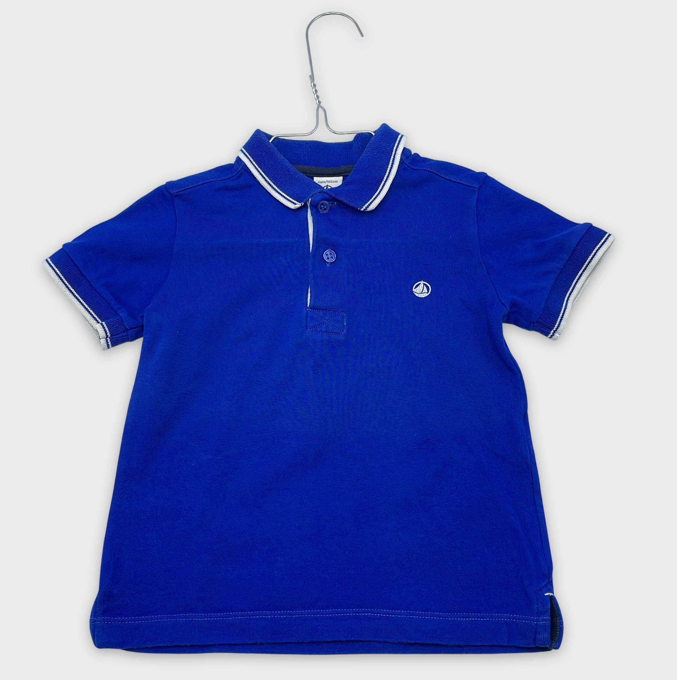 0-T-shirt manches courtes Petit Bateau 4 ans