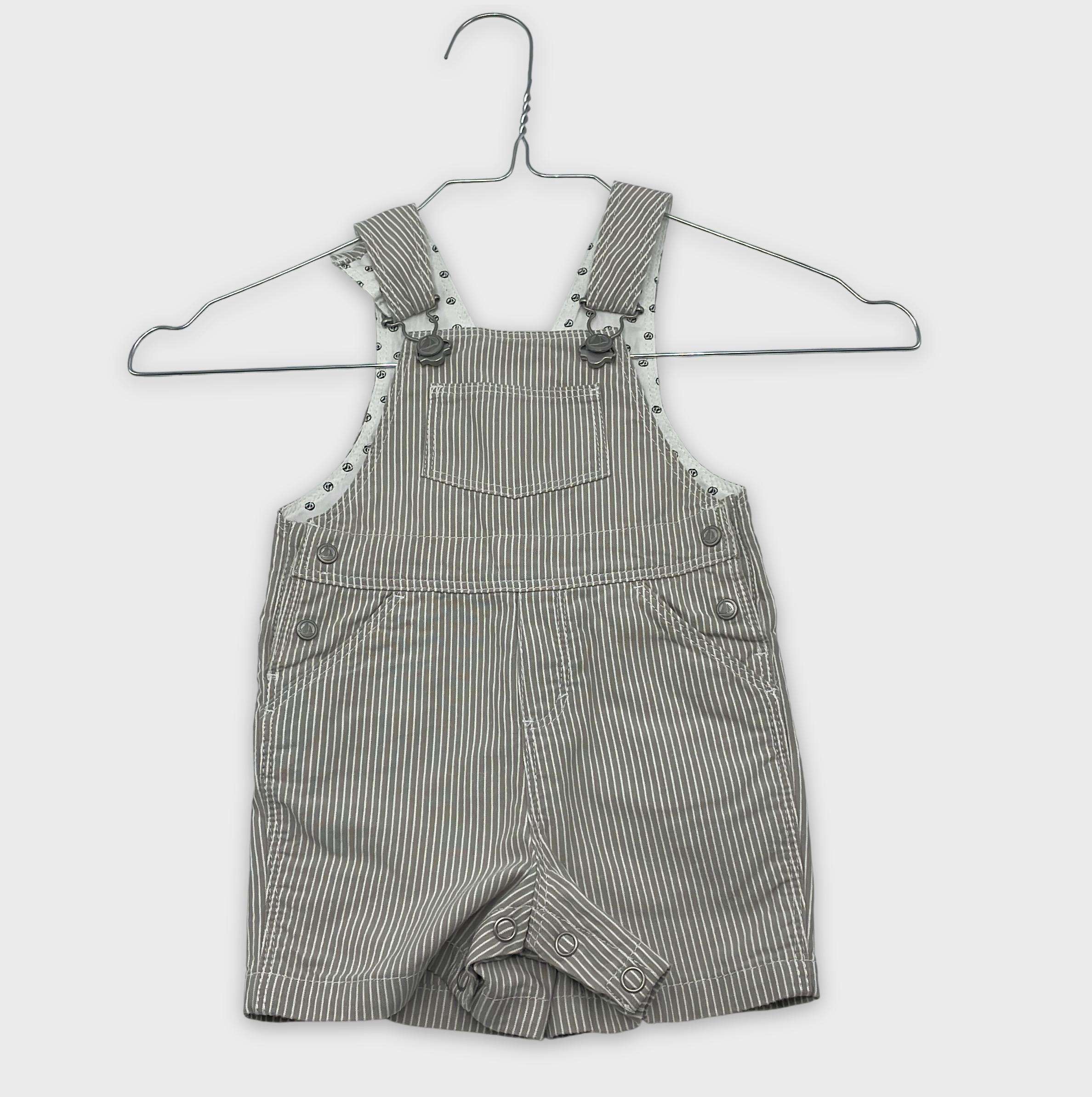 0-Salopette (courte) Petit Bateau 3 mois