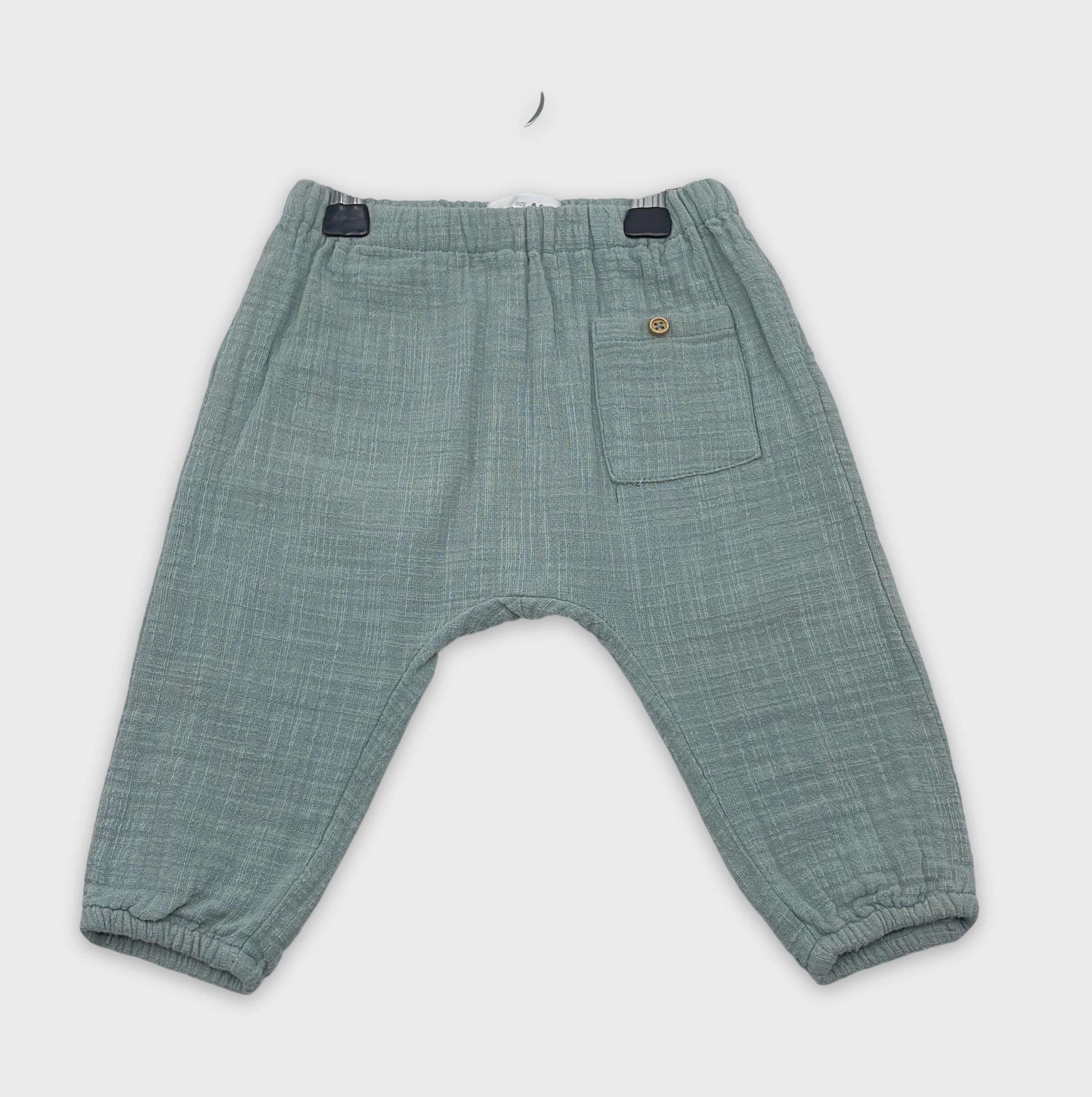 0-Pantalon Zara Baby 6-9 Mois