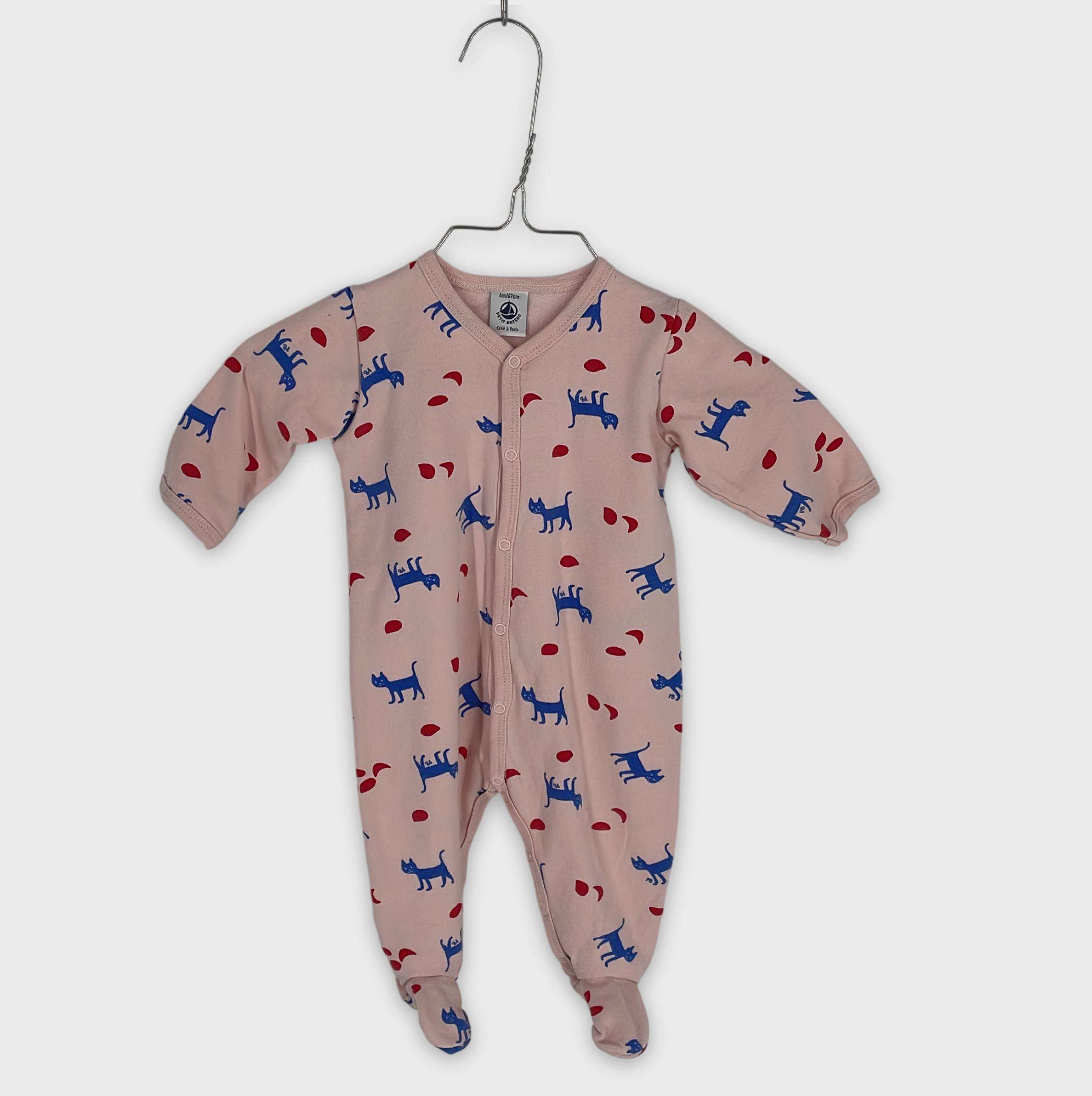 0-Pyjama long Petit Bateau 6 mois