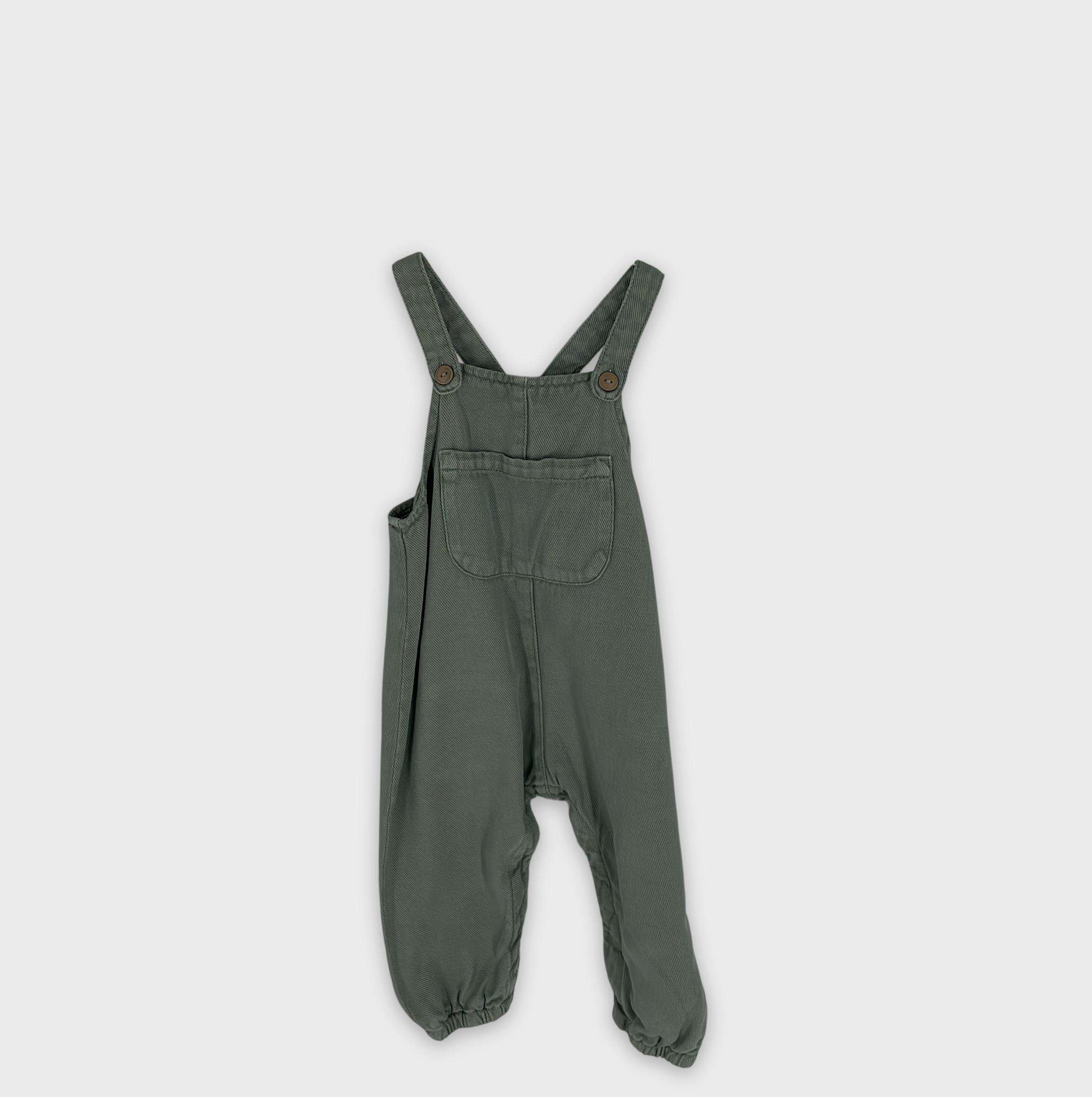 0-Salopette (courte) Zara Baby 9-12 Mois