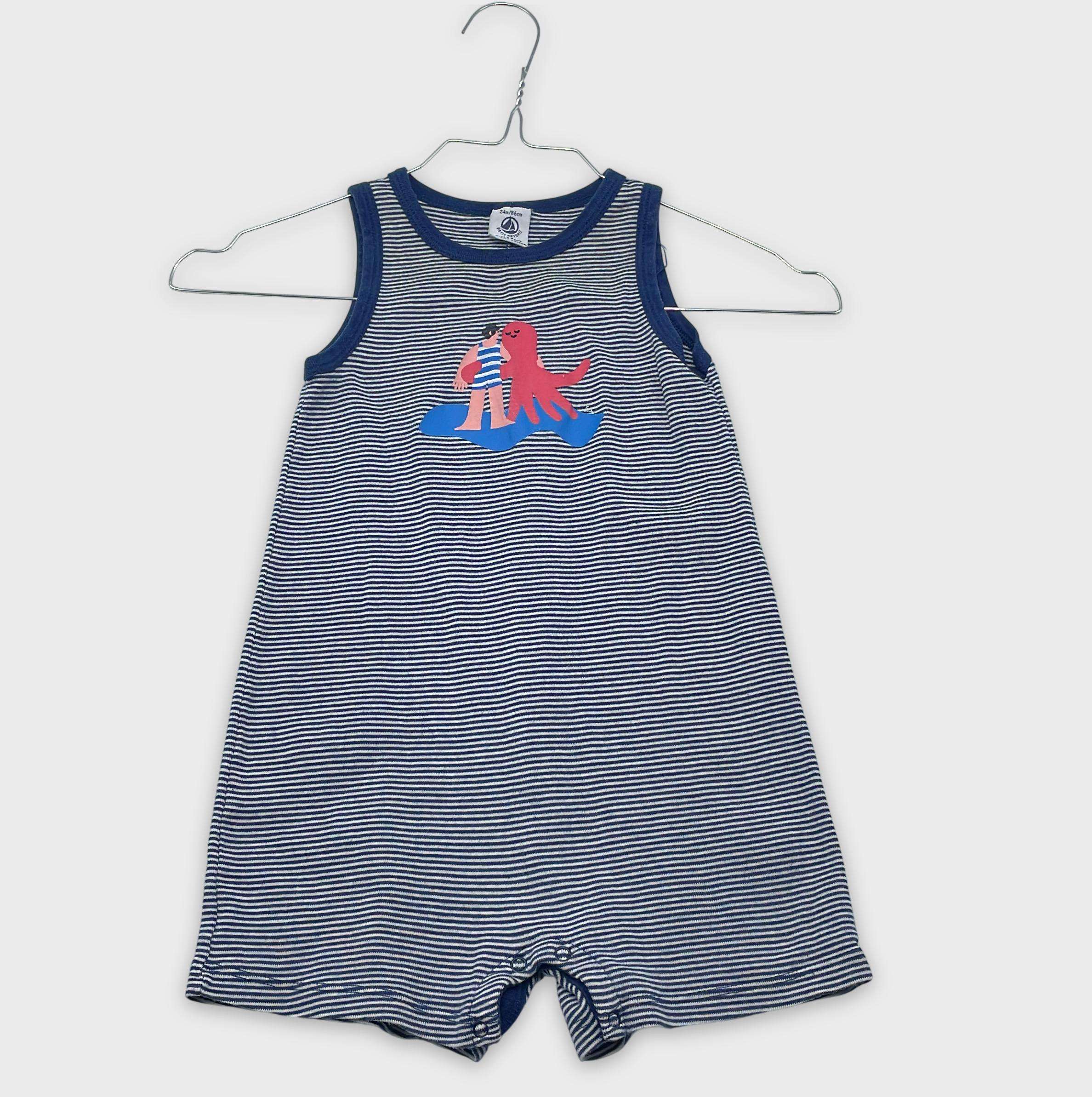 0-Combinaison Petit Bateau 24 mois