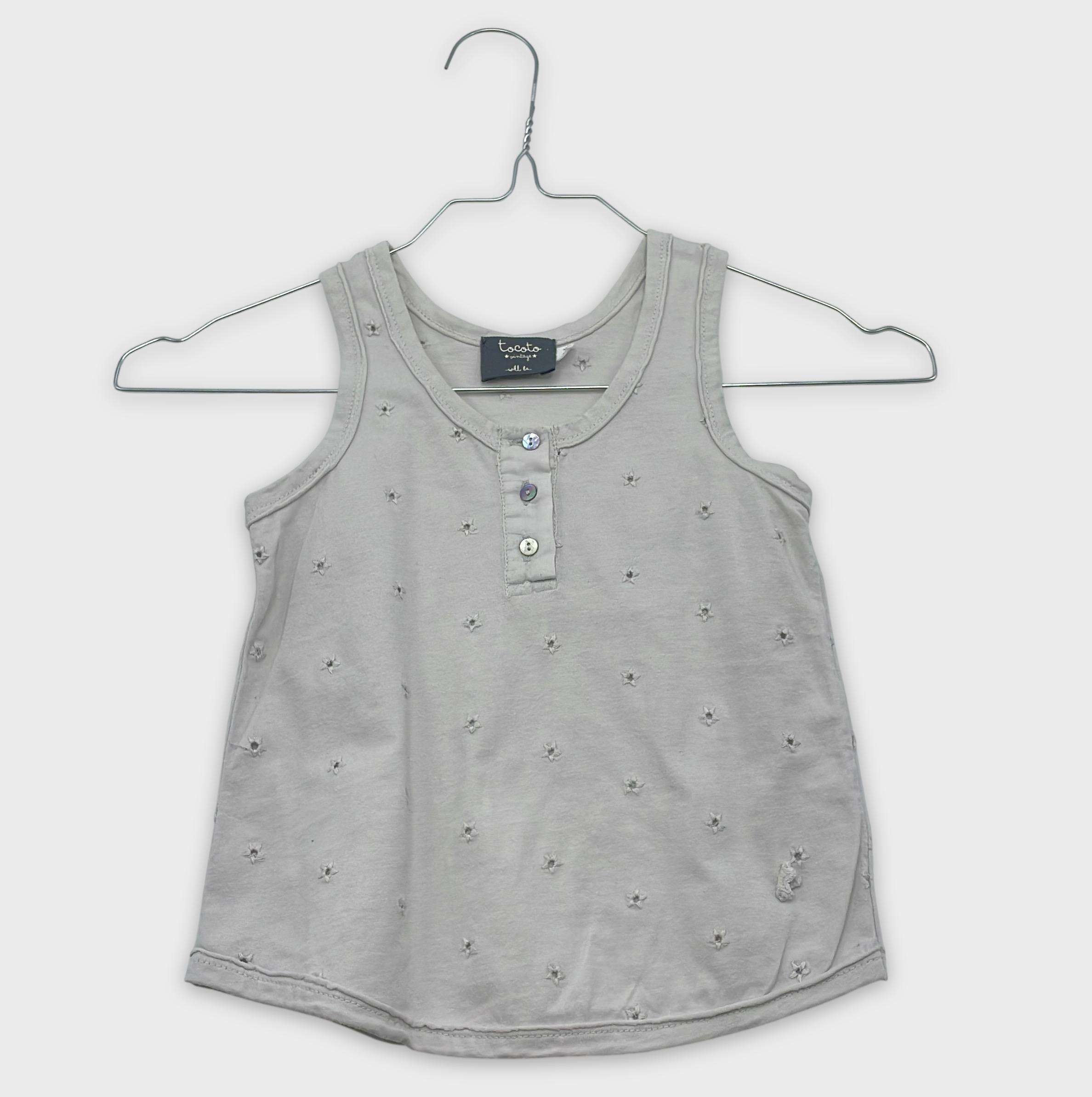 0-T-shirt manches courtes Tocoto Vintage 3-4 Ans
