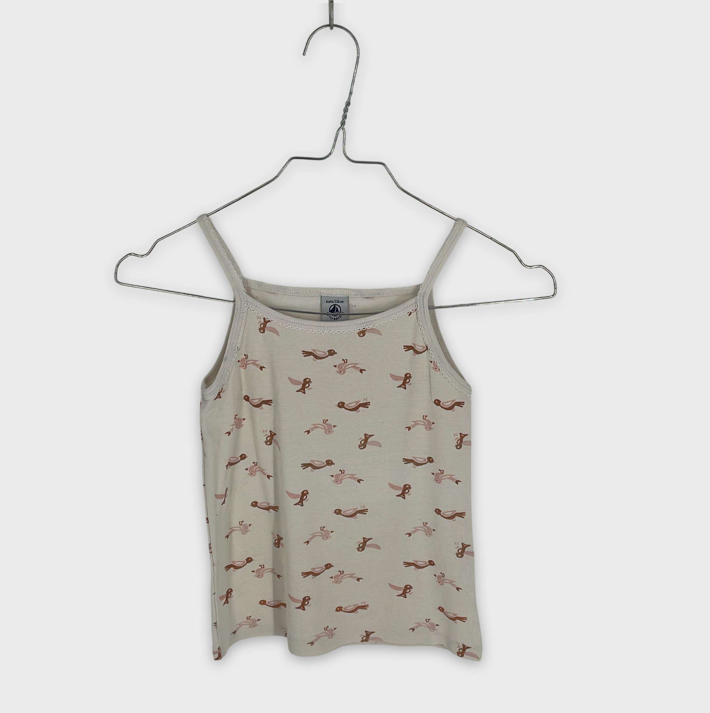 0-T-shirt manches courtes Petit Bateau 6 ans