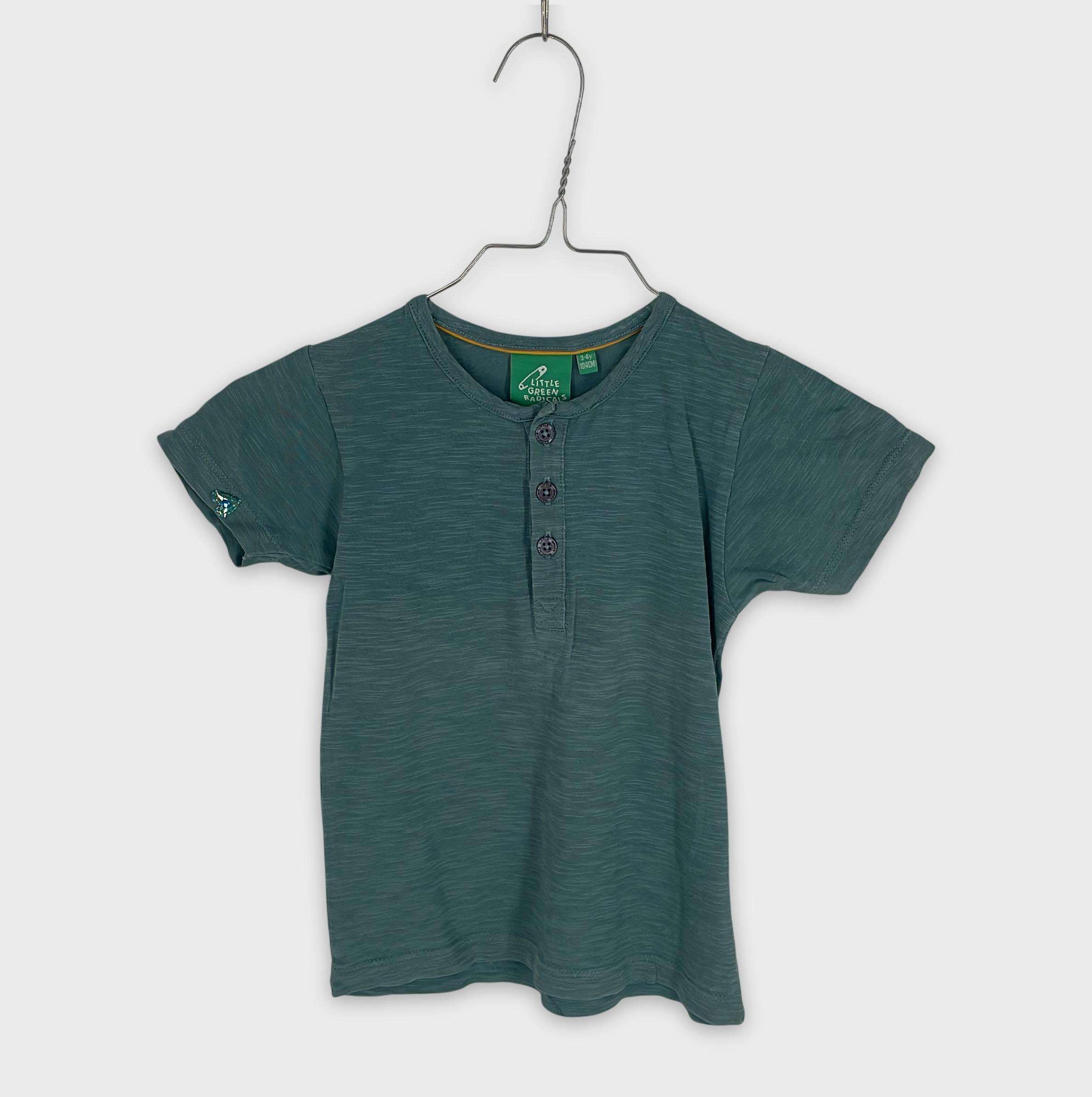 0-T-shirt manches courtes Little green radicals 3-4 Ans