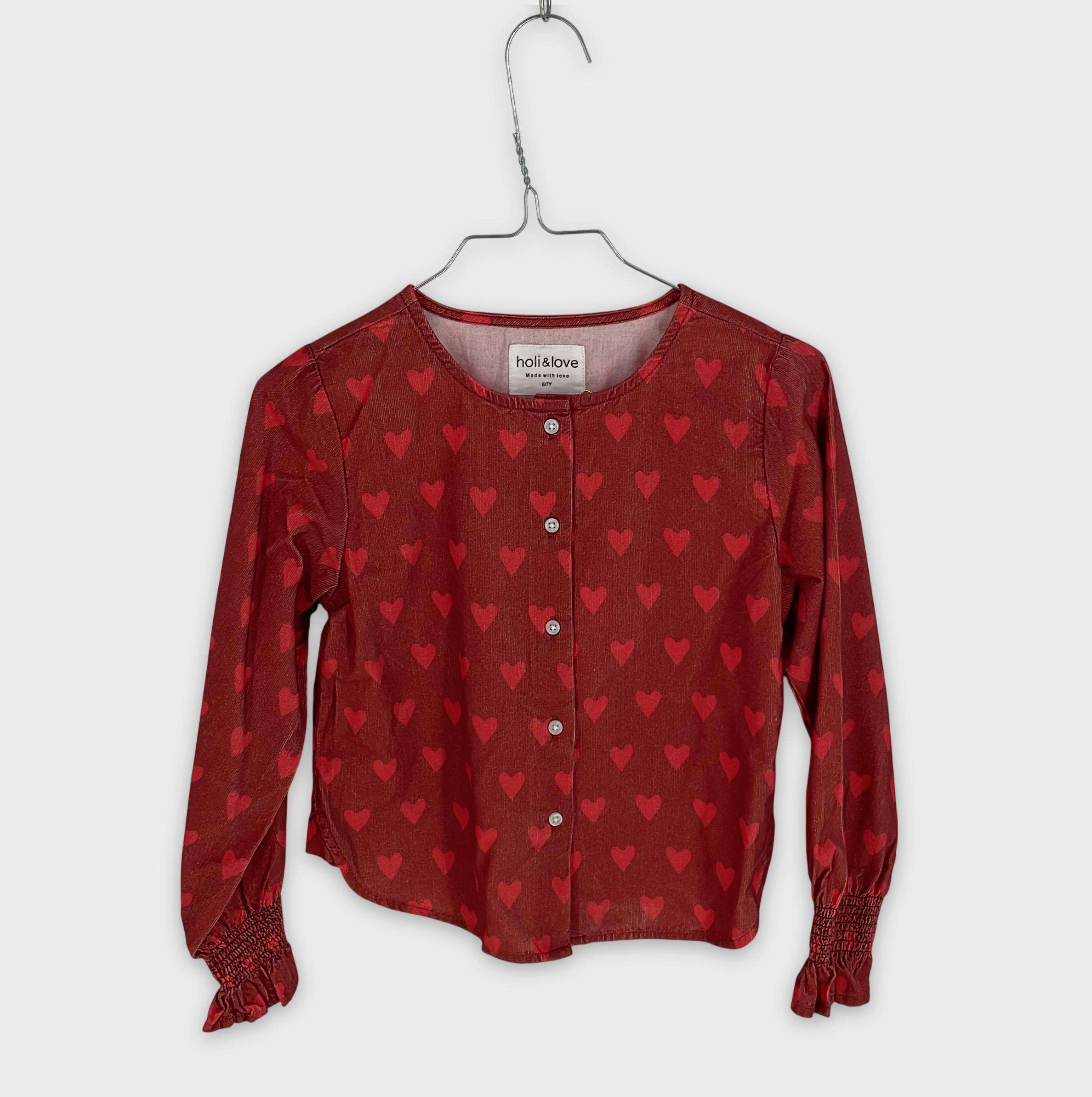 0-Chemise/blouse Holi & Love 6-7 Ans