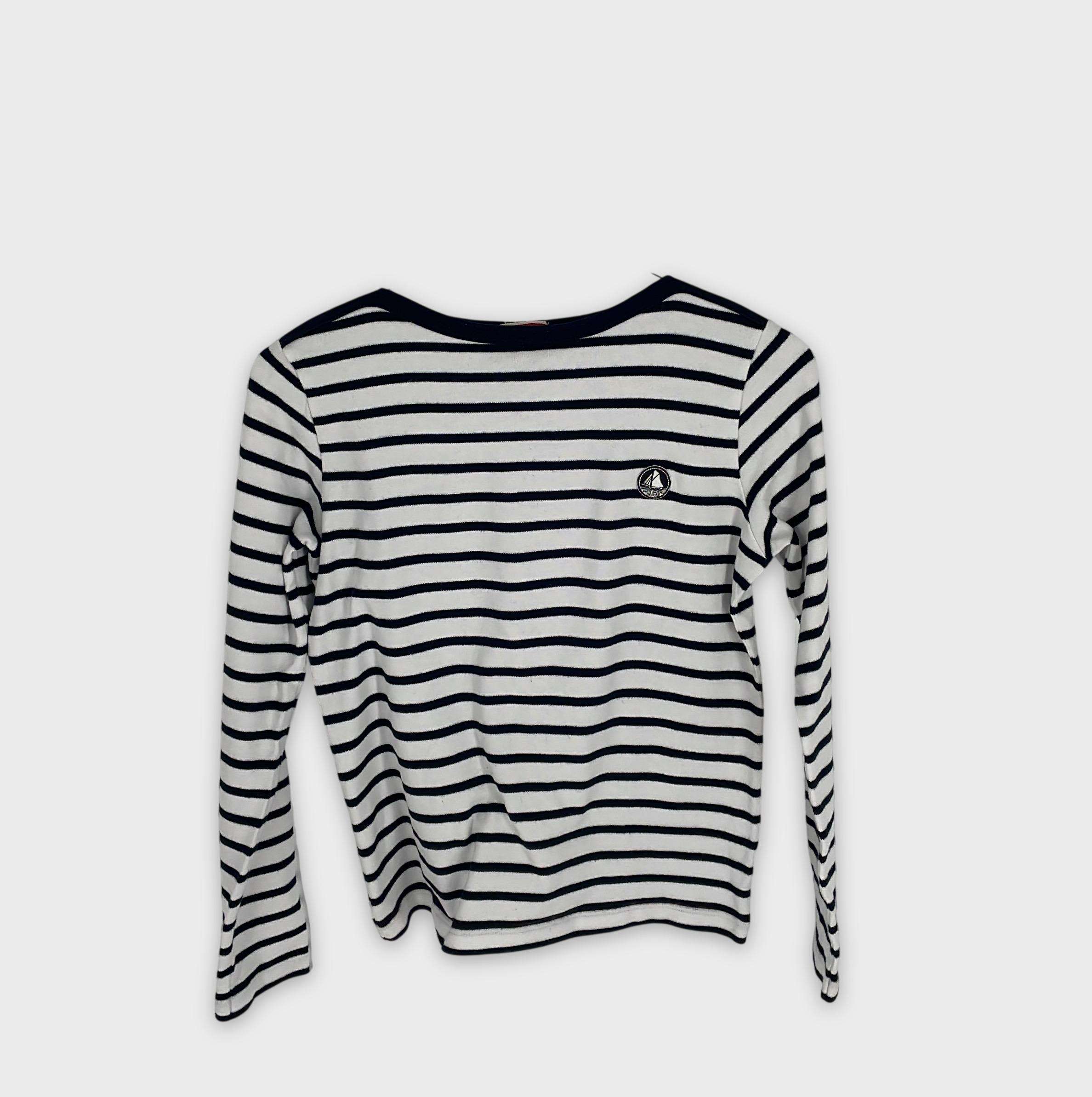 0-T-shirt manches longues Petit Bateau 12 ans