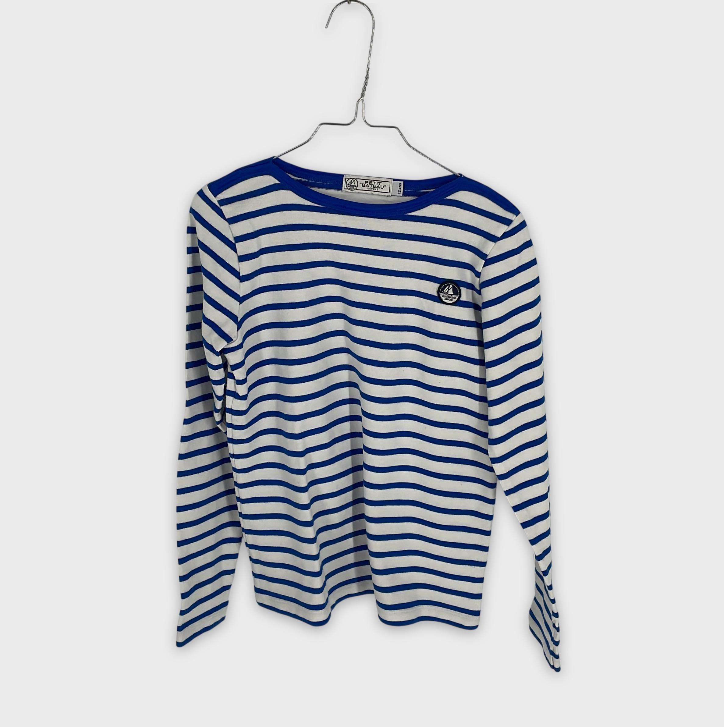 0-T-shirt manches longues Petit Bateau 12 ans
