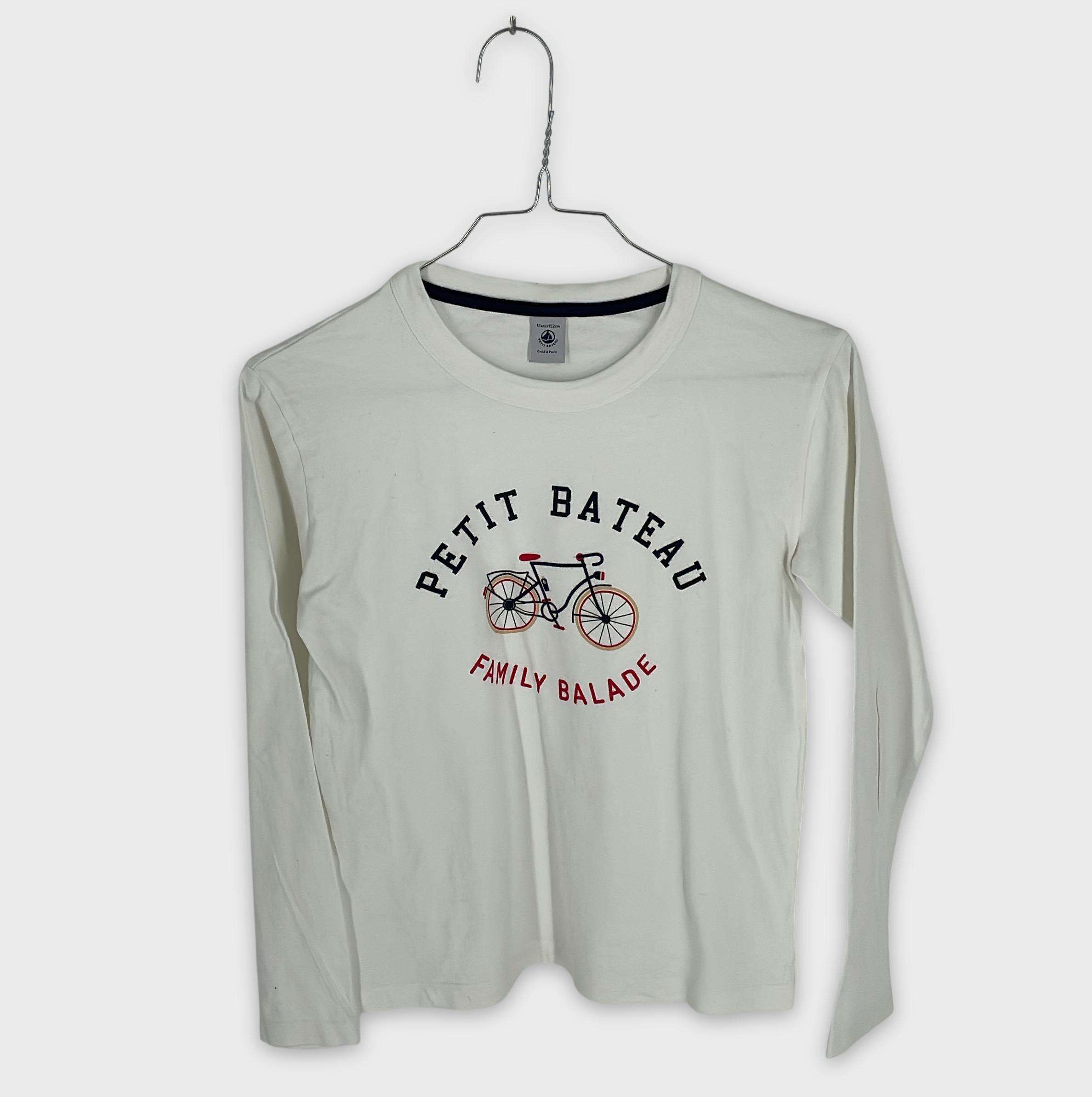 0-T-shirt manches longues Petit Bateau 12 ans