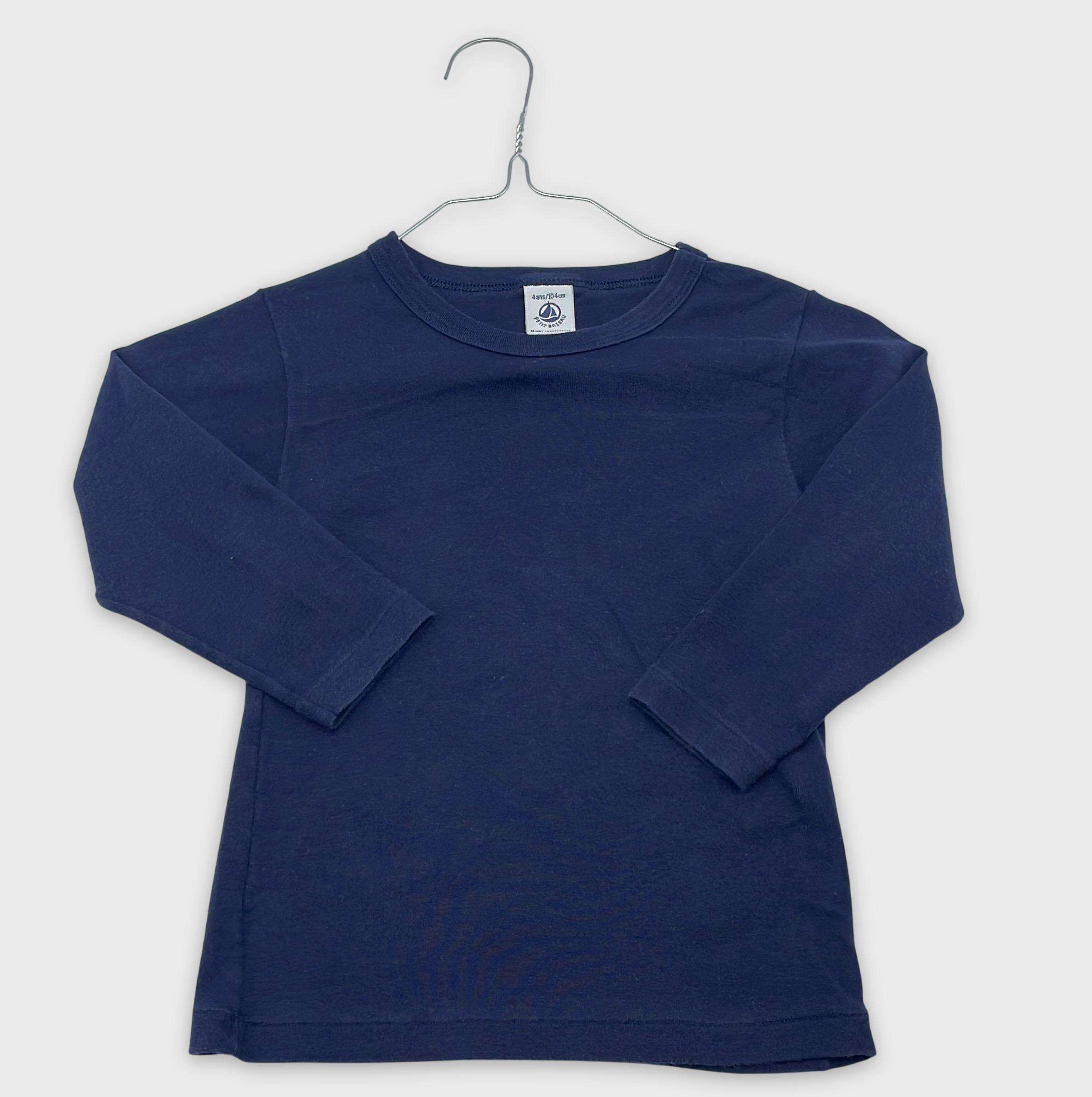 0-T-shirt manches longues Petit Bateau 4 ans