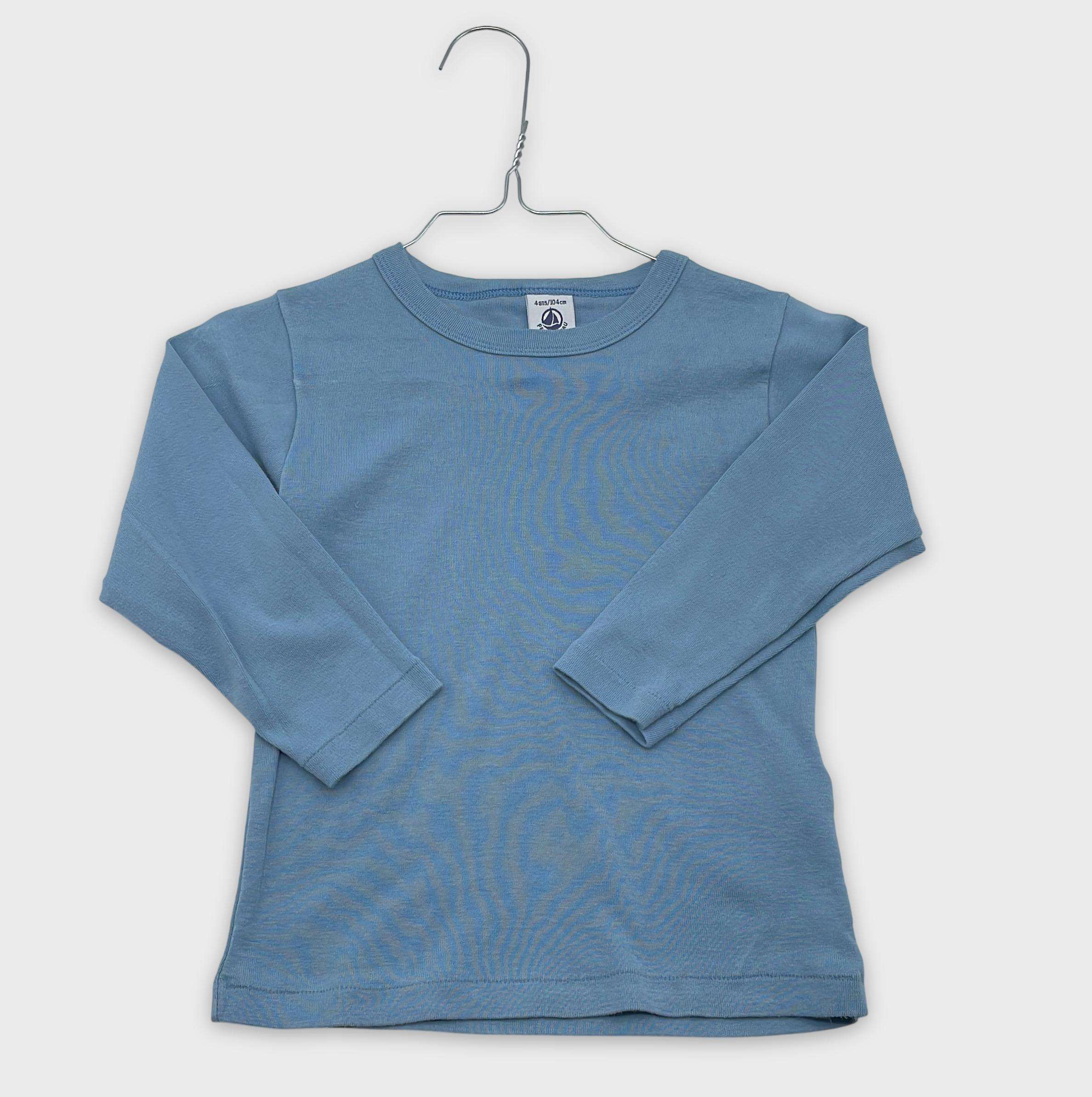 0-T-shirt manches longues Petit Bateau 4 ans