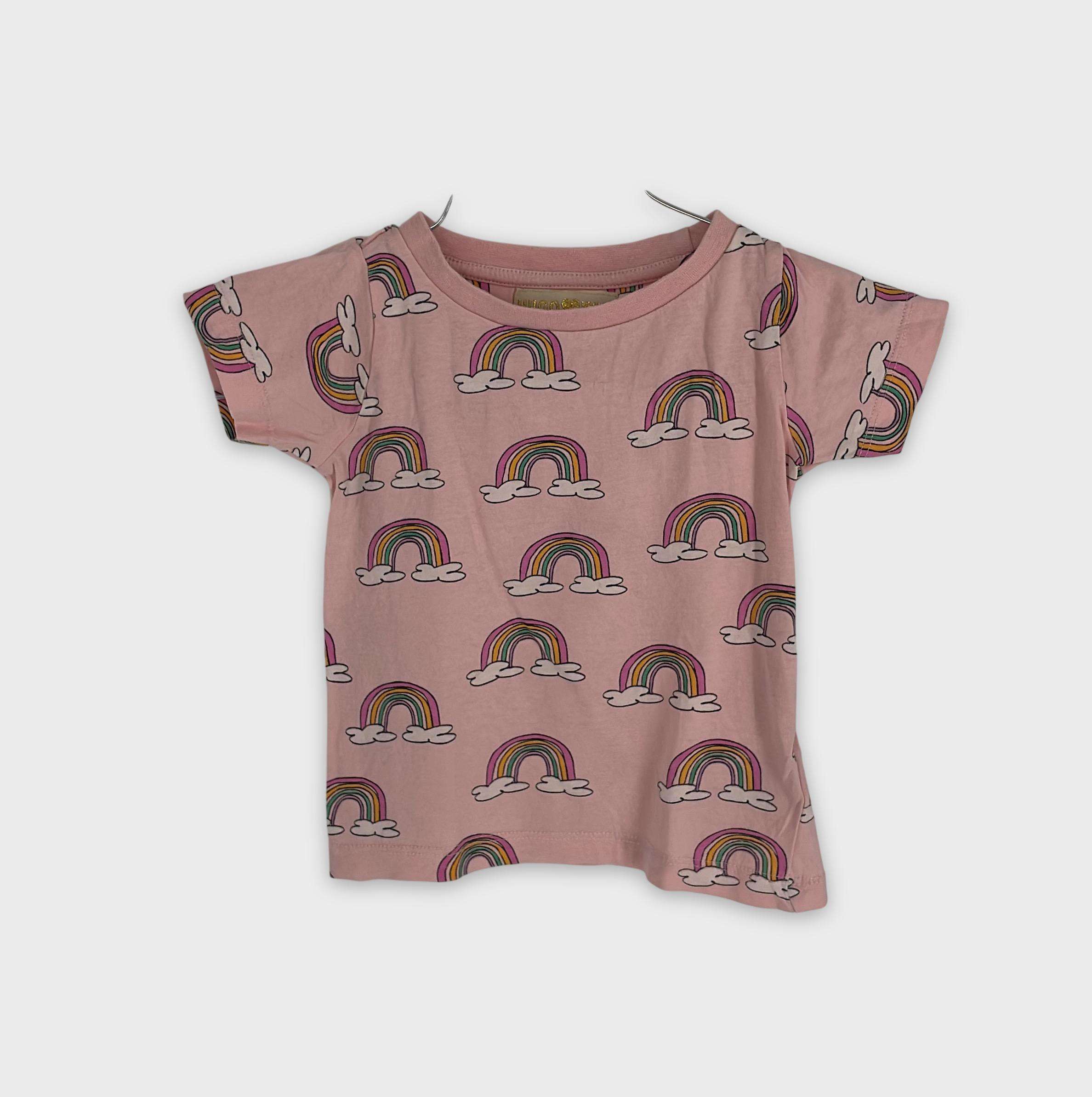 0-T-shirt manches courtes Hugo loves Tiki 12-18 Mois
