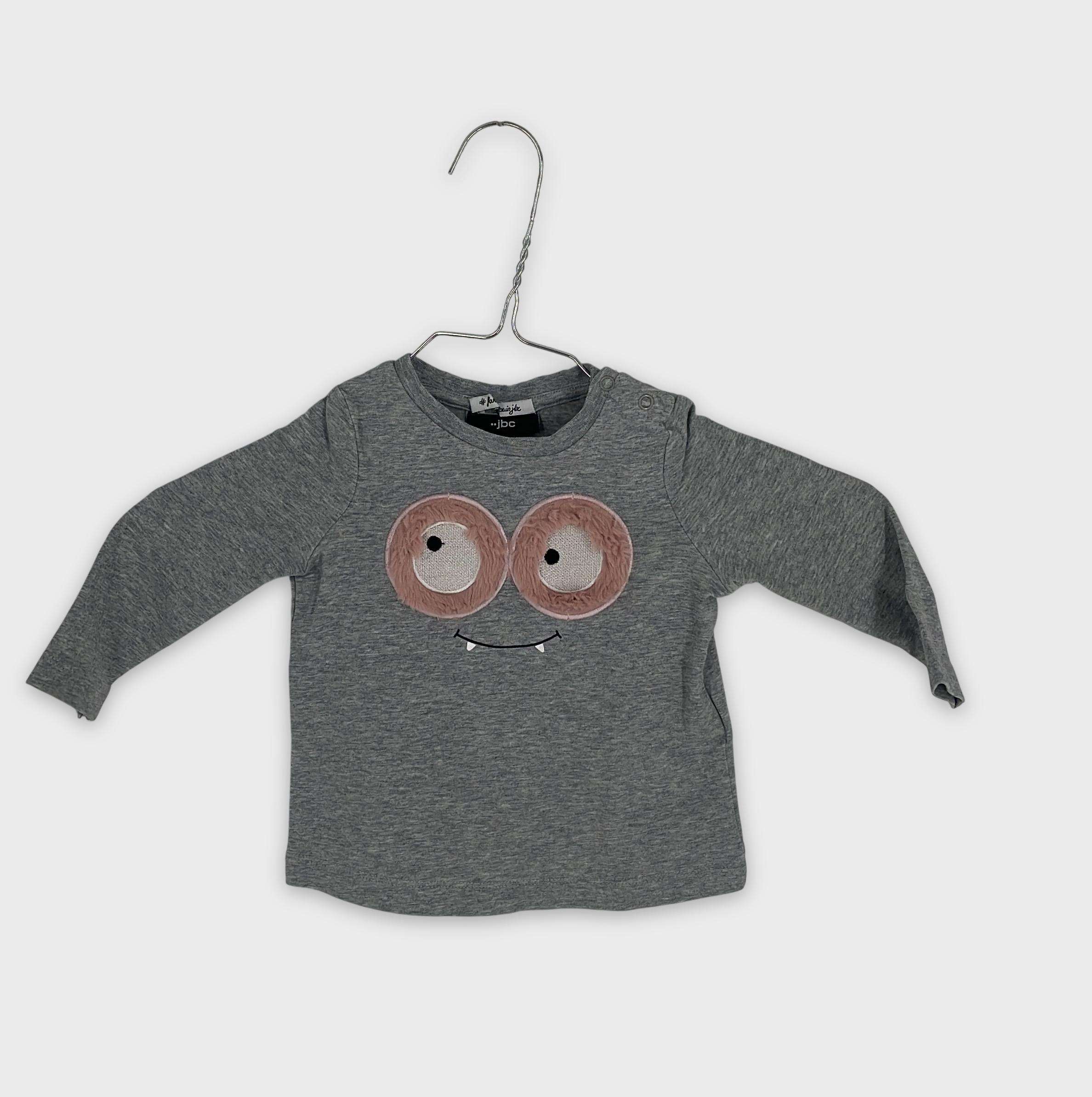 0-T-shirt manches longues Jbc 9 mois