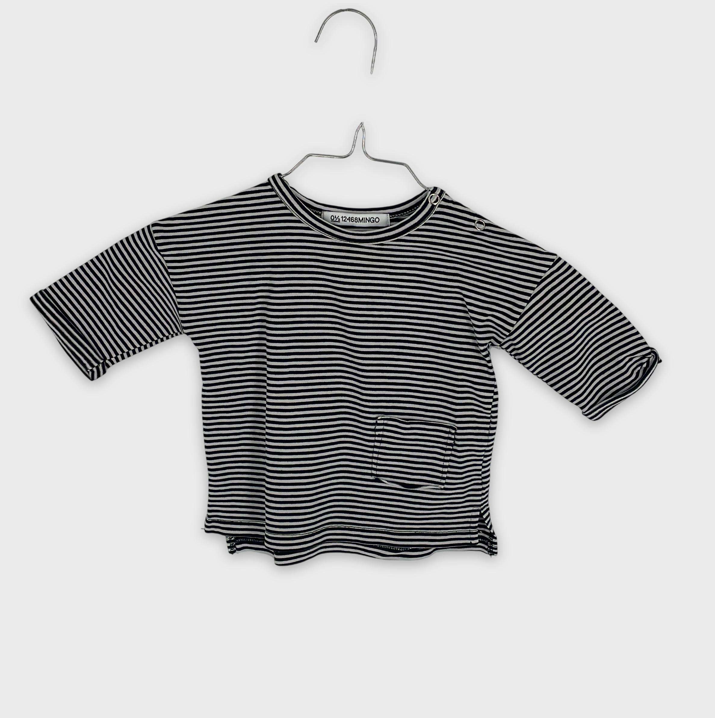 0-T-shirt manches longues Mingo 12-18 Mois