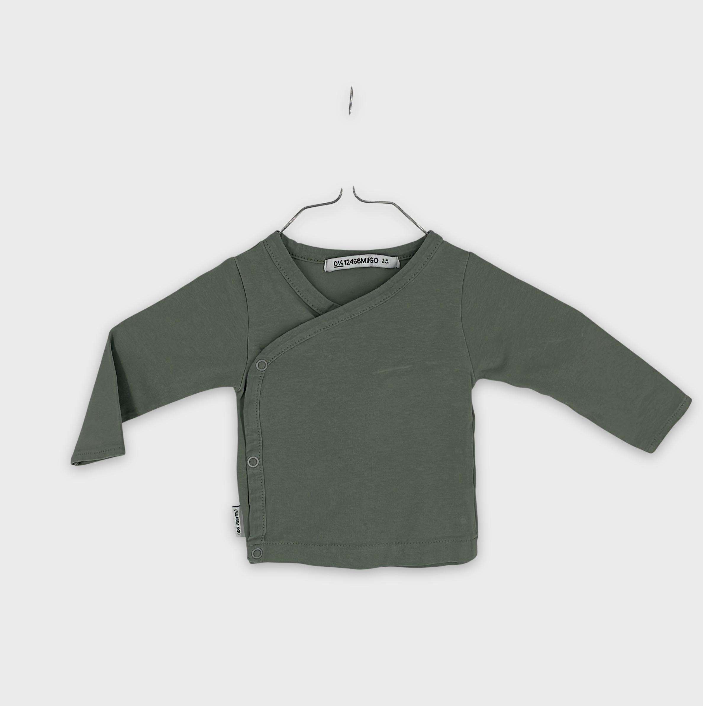 0-T-shirt manches longues Mingo 0-6 Mois